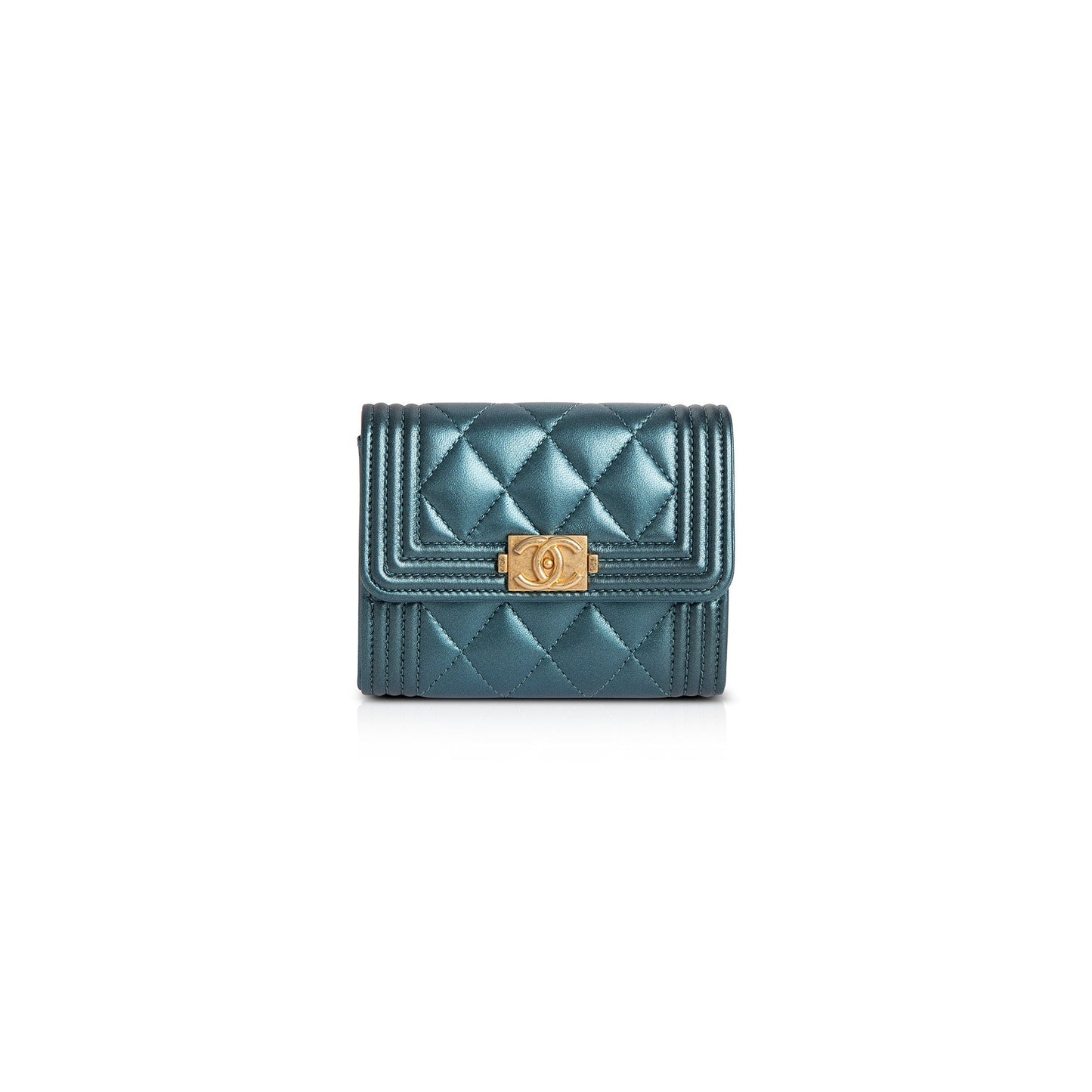 Chanel Box Authenticity Card Lambskin Wallet Case
