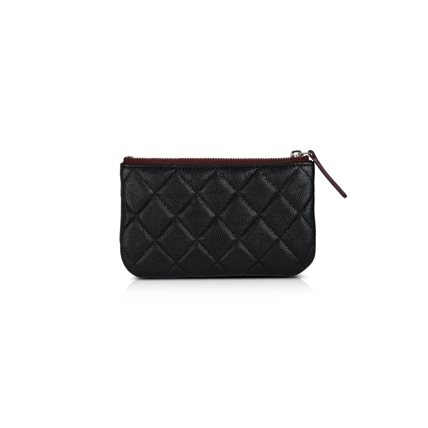 Chanel Caviar Classic Zip Black Travel Bag