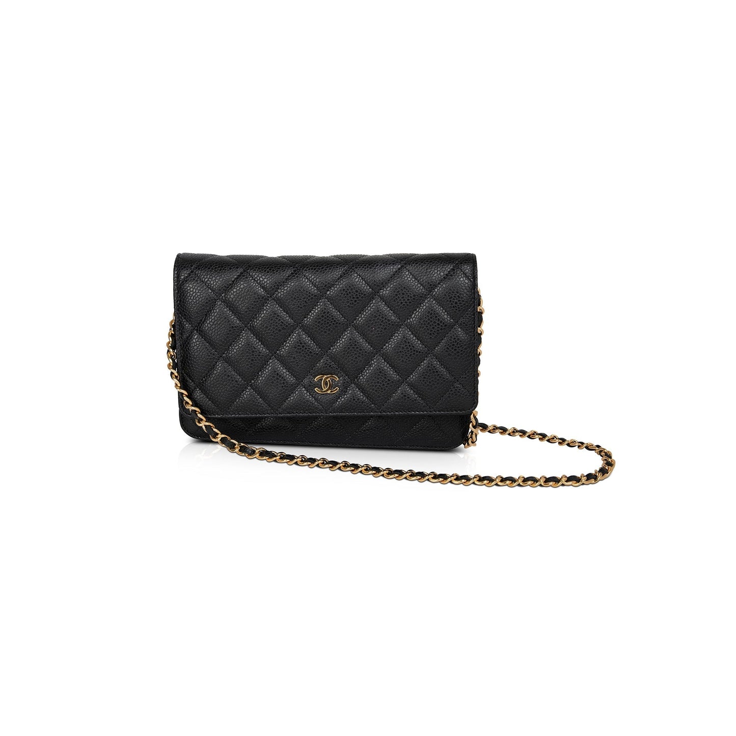 Chanel Caviar Classic on Black Wallet Case Authenticity Card