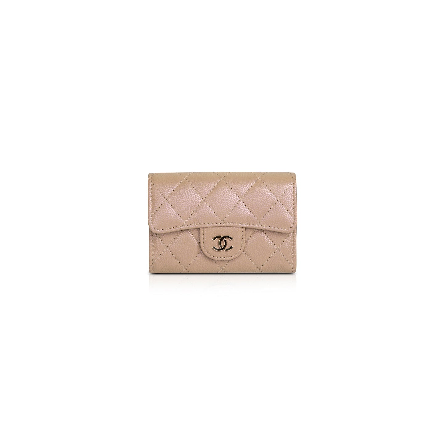Chanel Caviar Classic Card Holder Wallet Case Authenticity Card