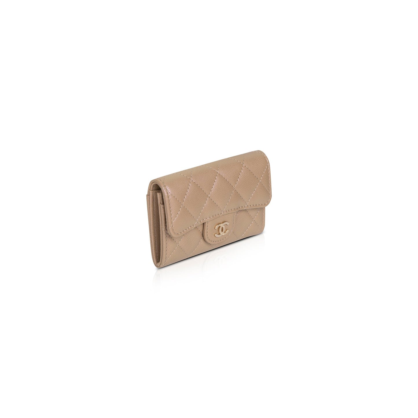Chanel Caviar Classic Card Holder Wallet Case Authenticity Card