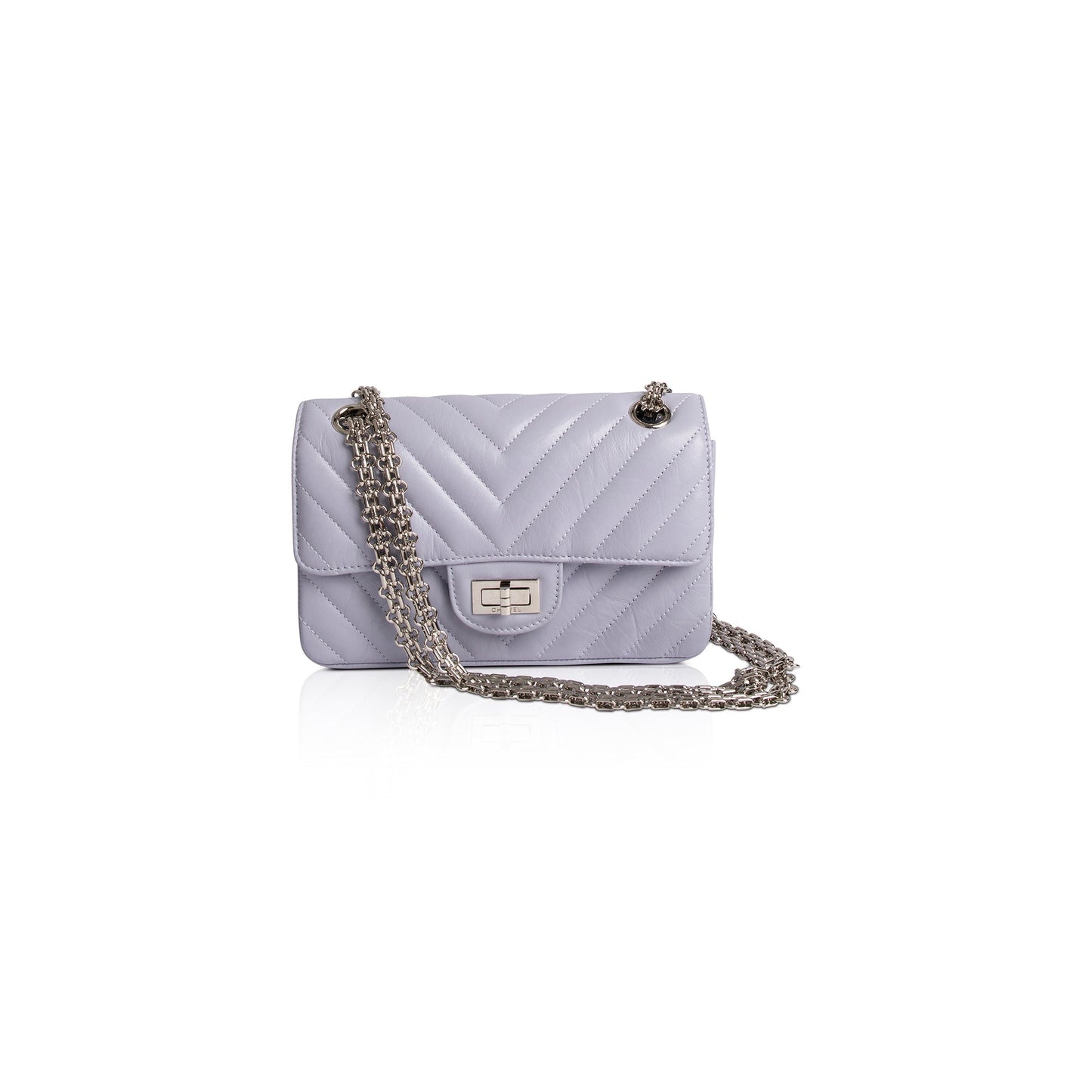 Chanel Chevron Reissue 2.55 Flap Travel Bag