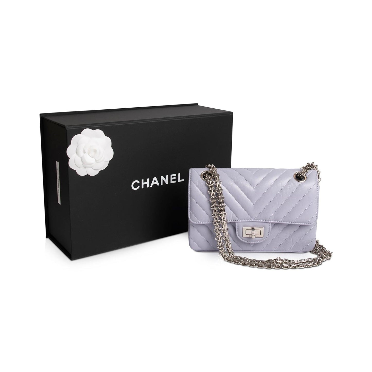 Chanel Chevron Reissue 2.55 Flap Travel Bag