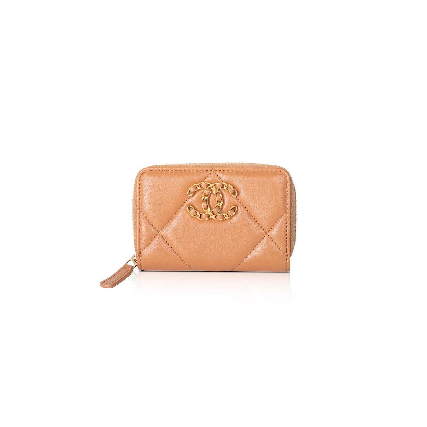 Chanel 19 Zipped Coin Purse Wallet Case