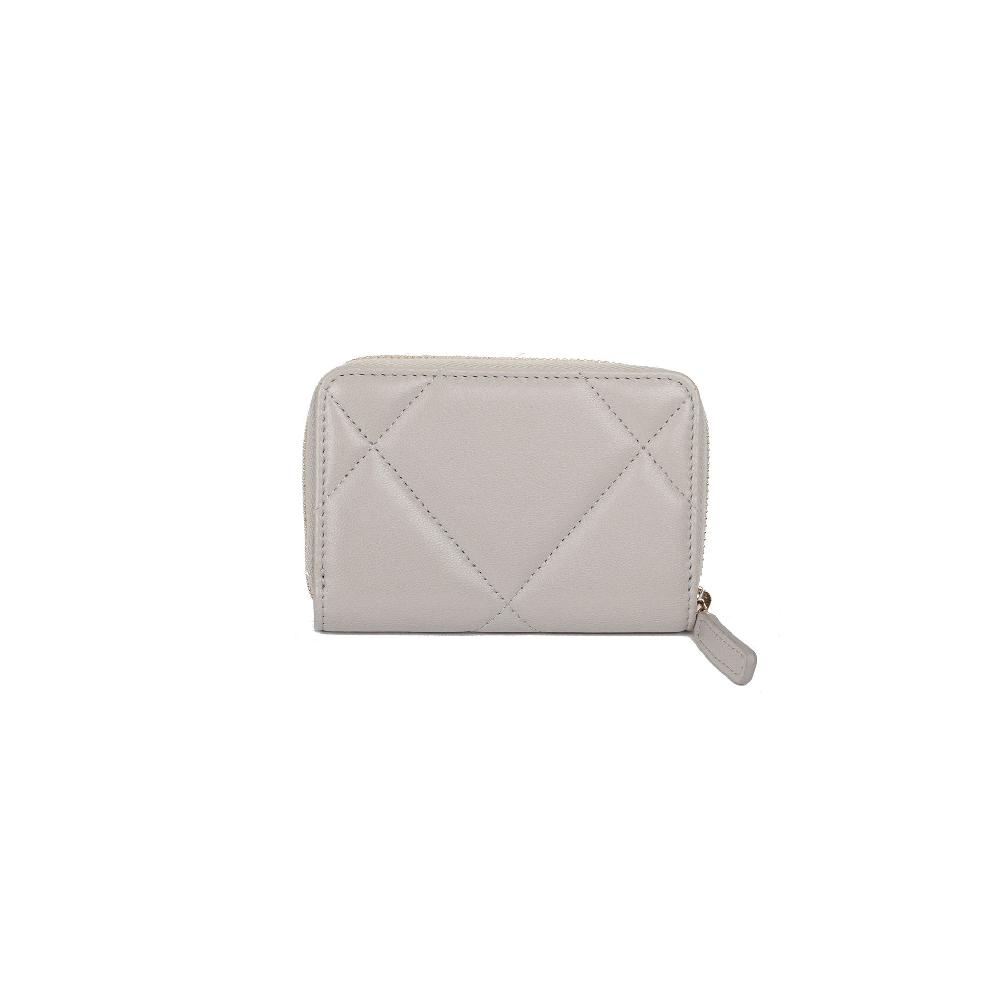 Chanel 19 Zipped Coin Purse Wallet Case Box Receipt