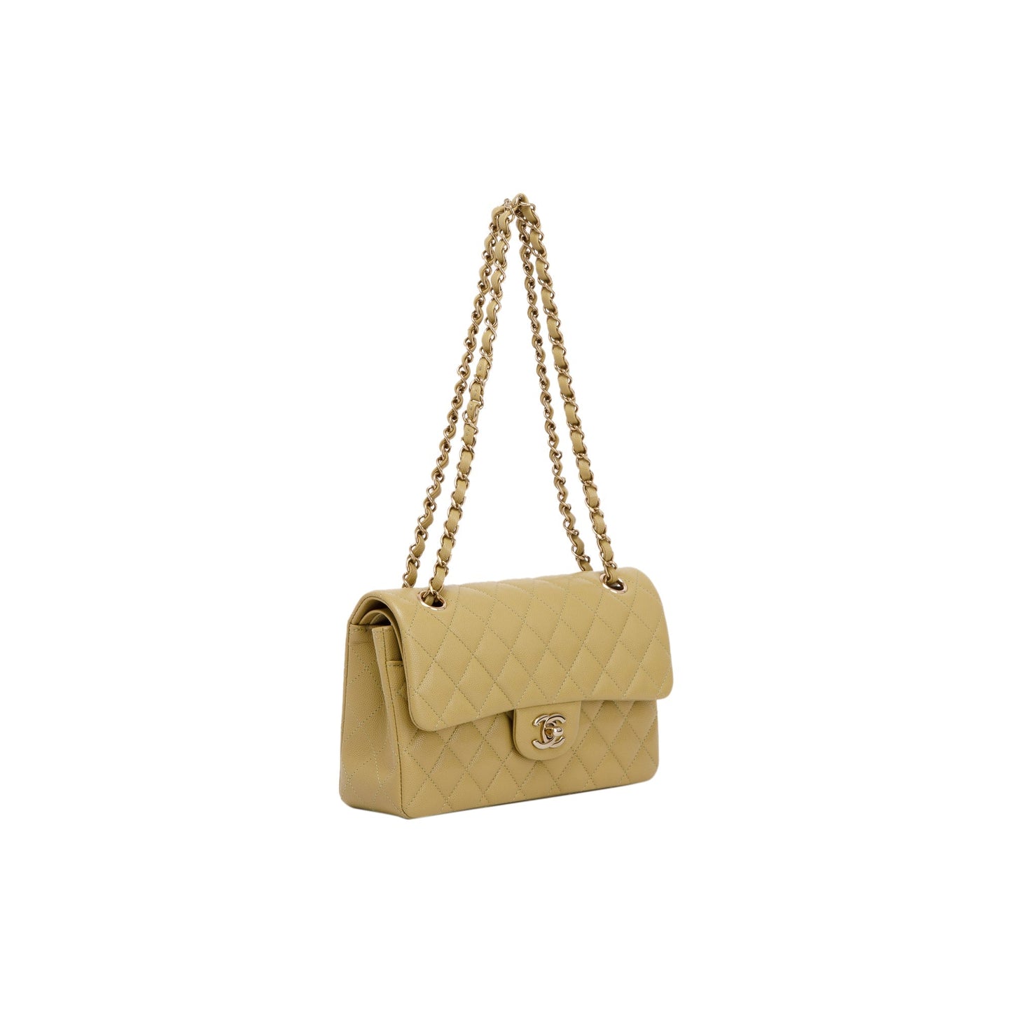 Chanel Caviar Classic Double Flap Travel Bag