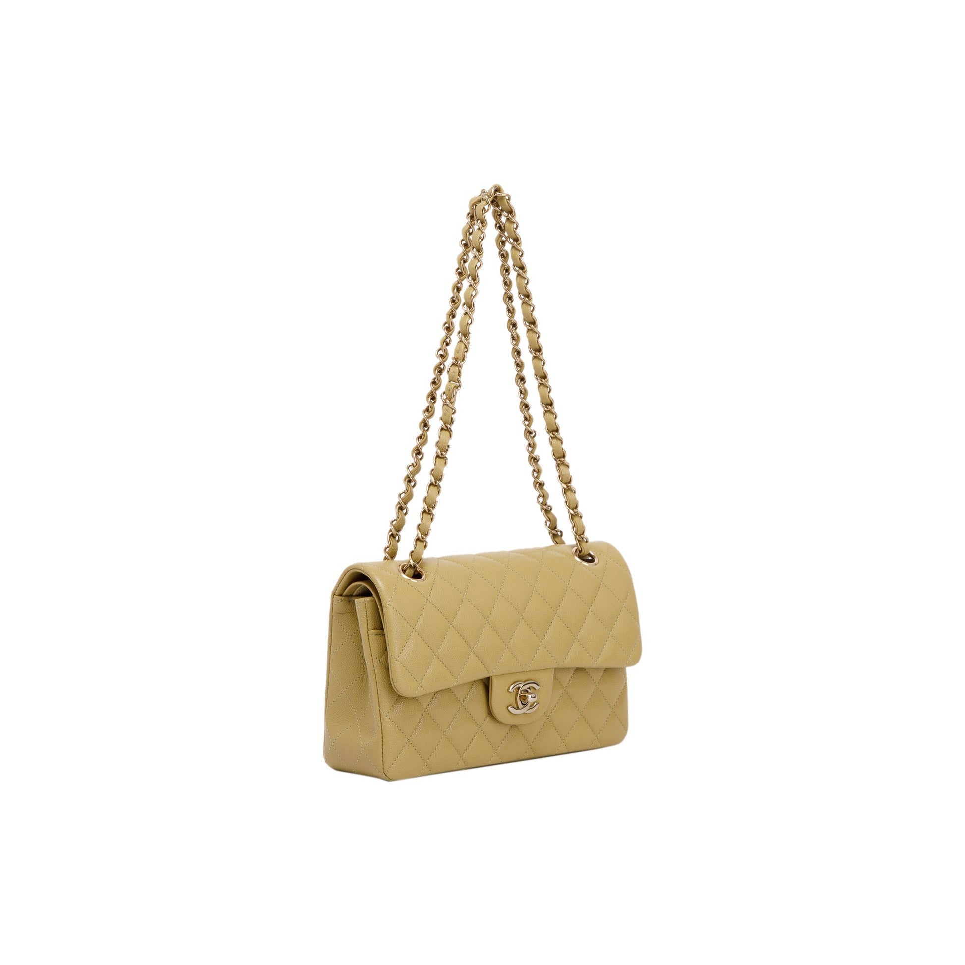 Chanel Caviar Classic Double Flap Travel Bag
