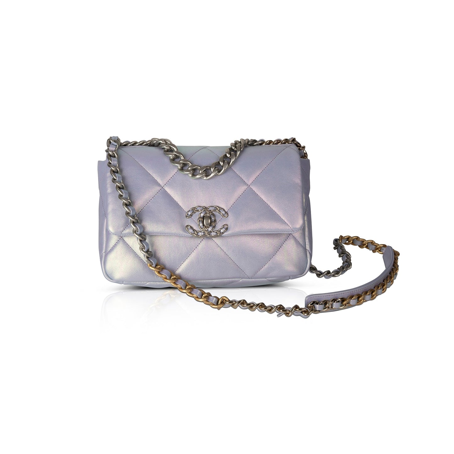Chanel Iridescent 19 Flap Travel Bag