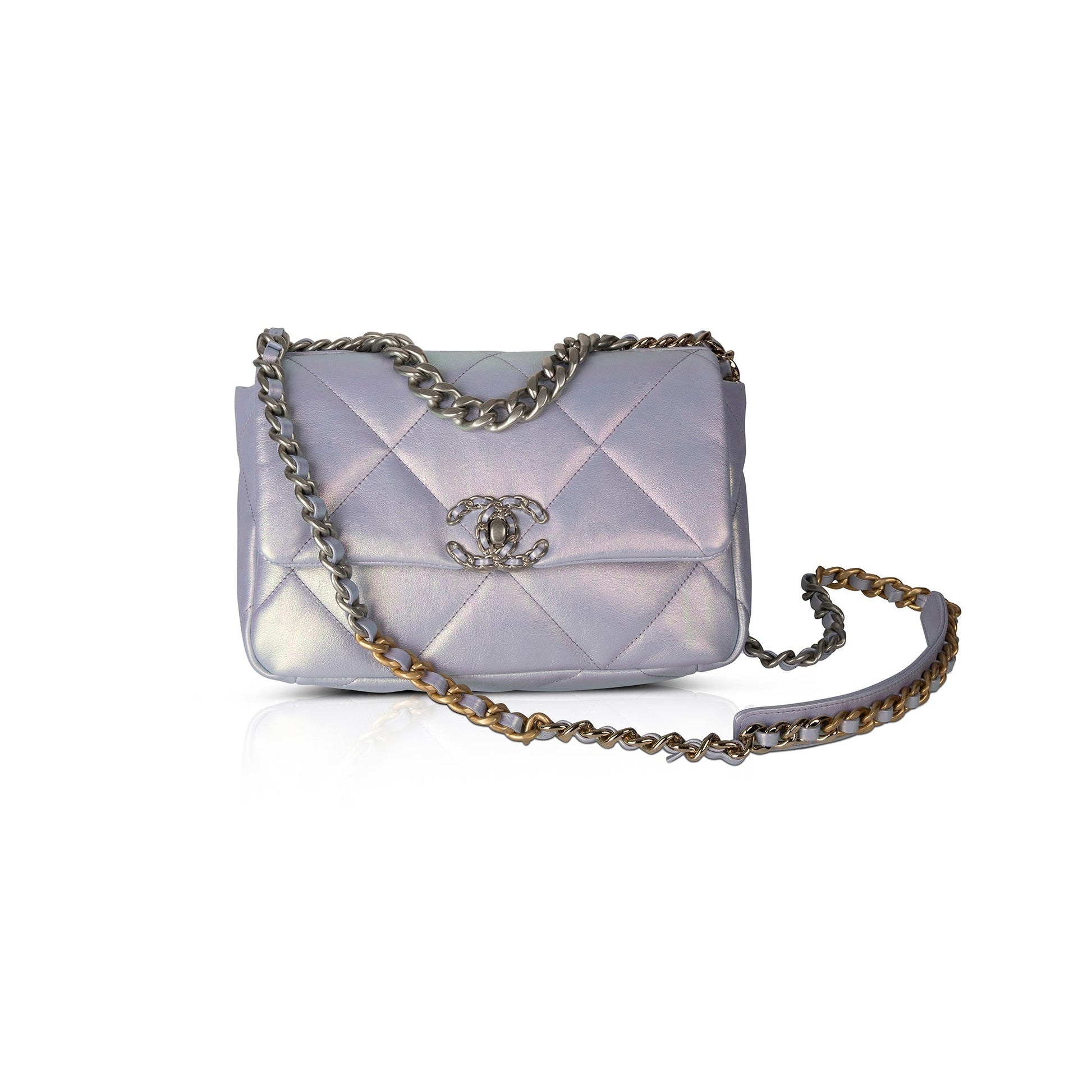 Chanel Iridescent 19 Flap Travel Bag