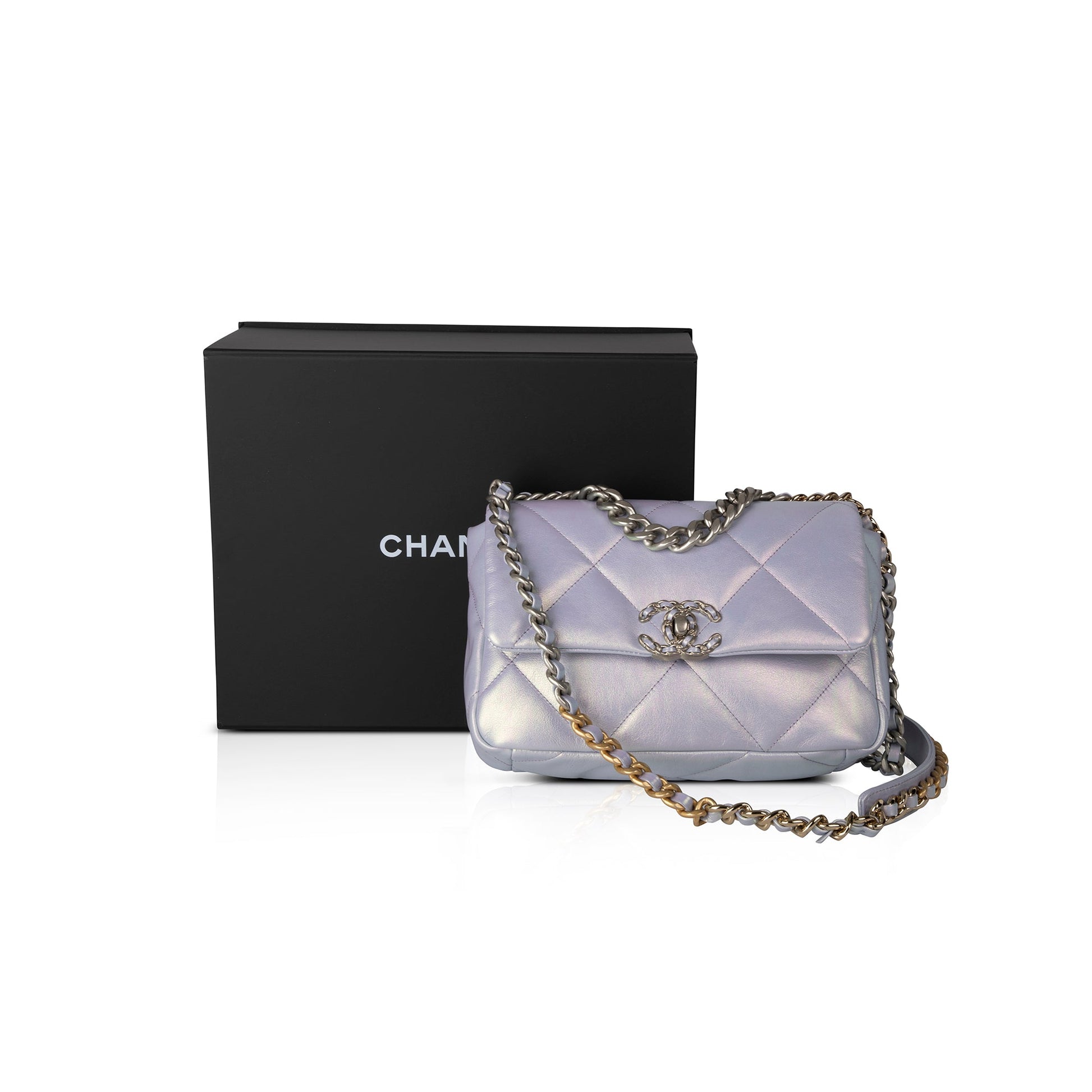Chanel Iridescent 19 Flap Travel Bag