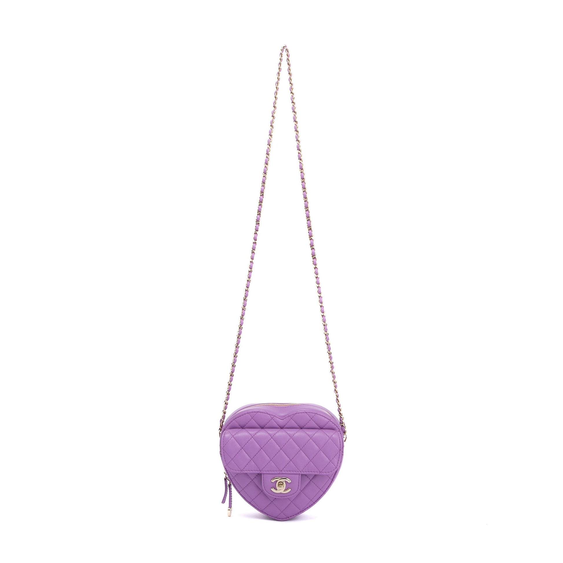 Chanel CC Love Heart Travel Bag