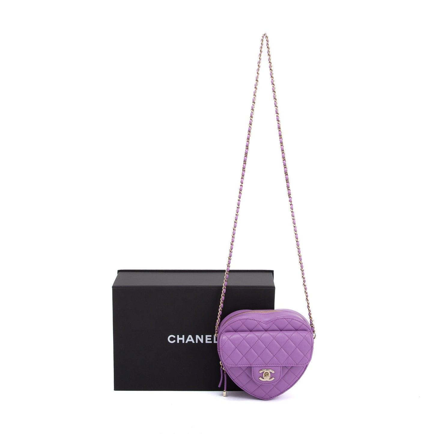Chanel CC Love Heart Travel Bag