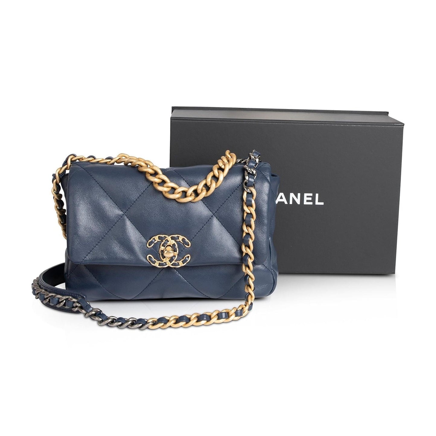 Chanel 19 Flap Travel Bag Box Receipt