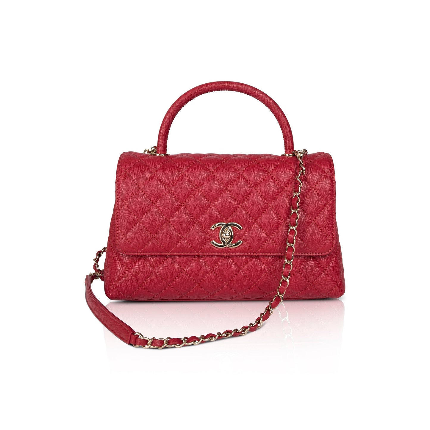 Chanel Coco Handle Travel Bag W Box