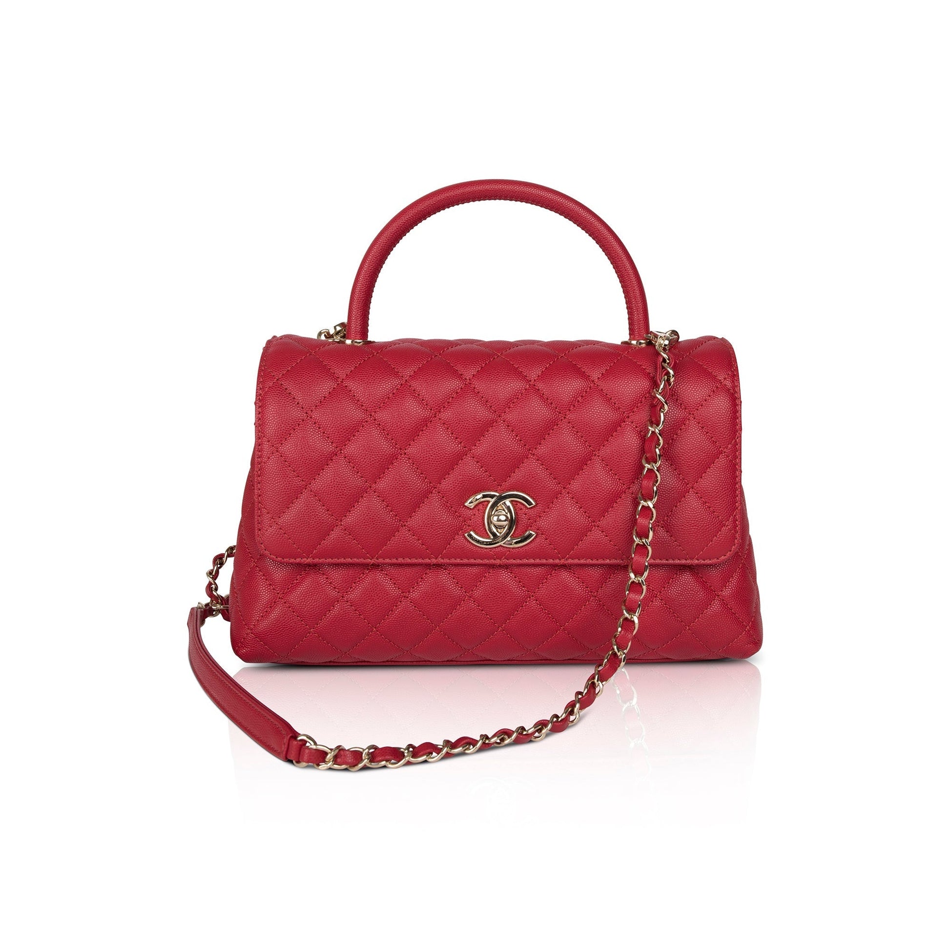 Chanel Coco Handle Travel Bag W Box