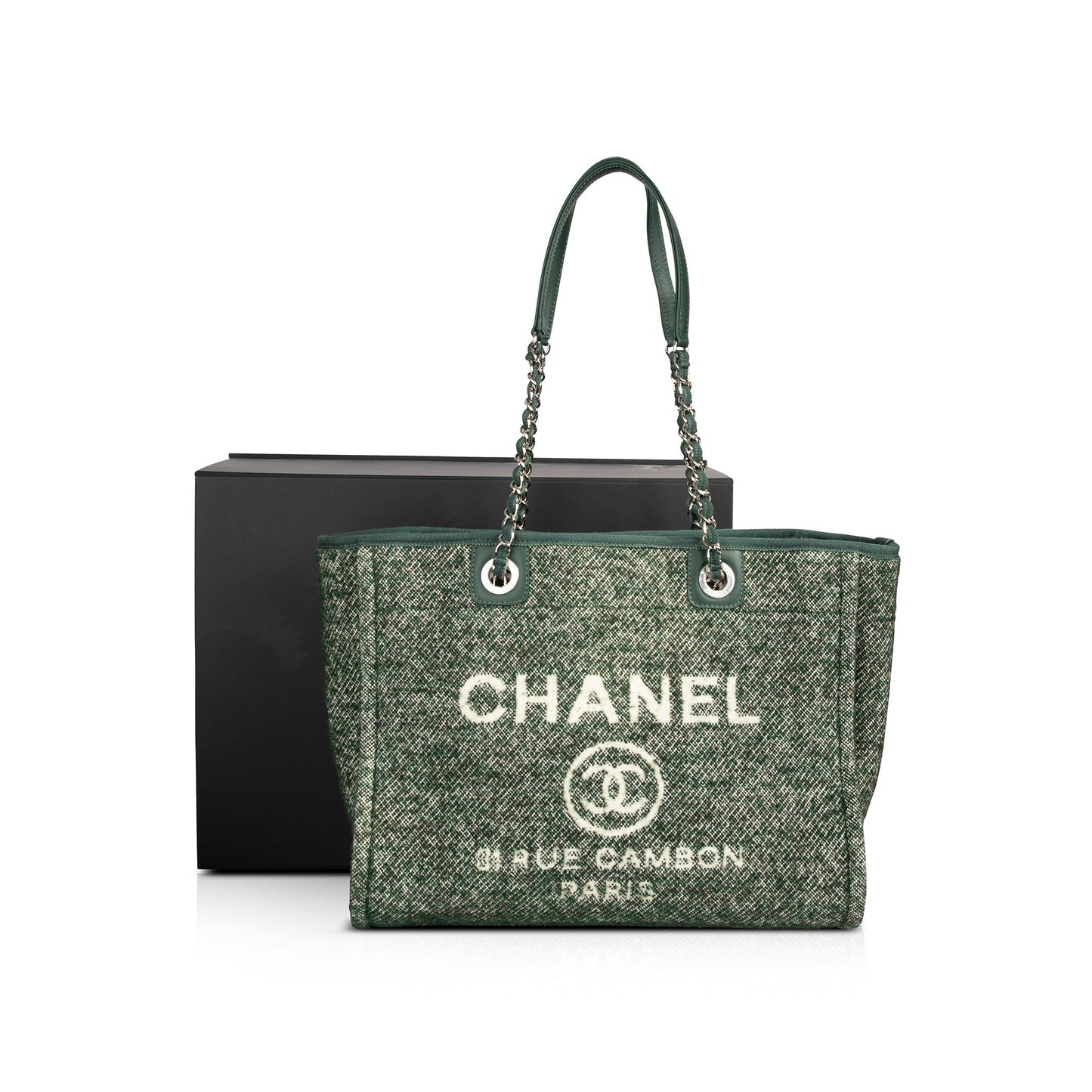 Chanel Tweed Deauville Travel Bag