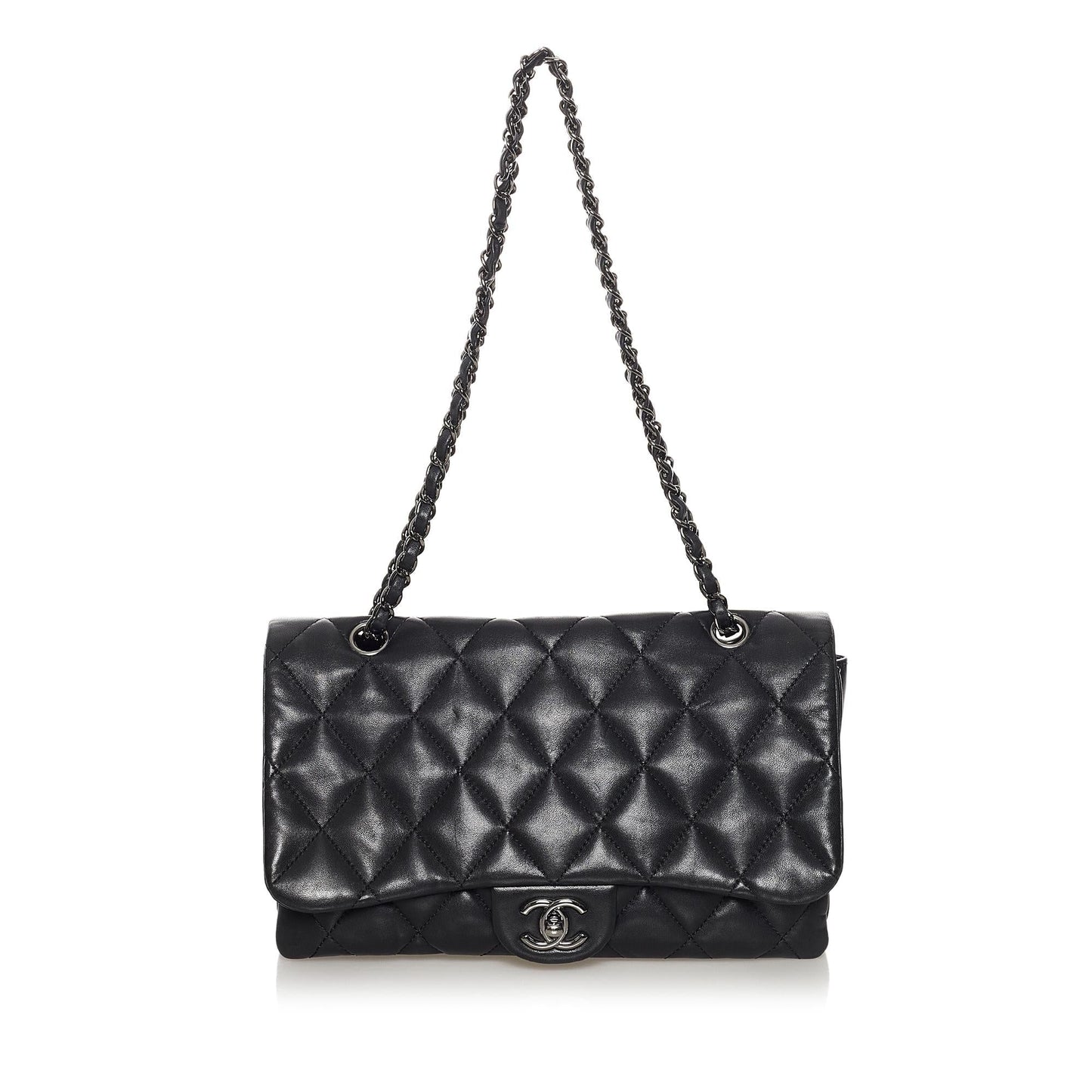 Chanel 3 Lambskin Flap SHG Leather Shoulder Bag