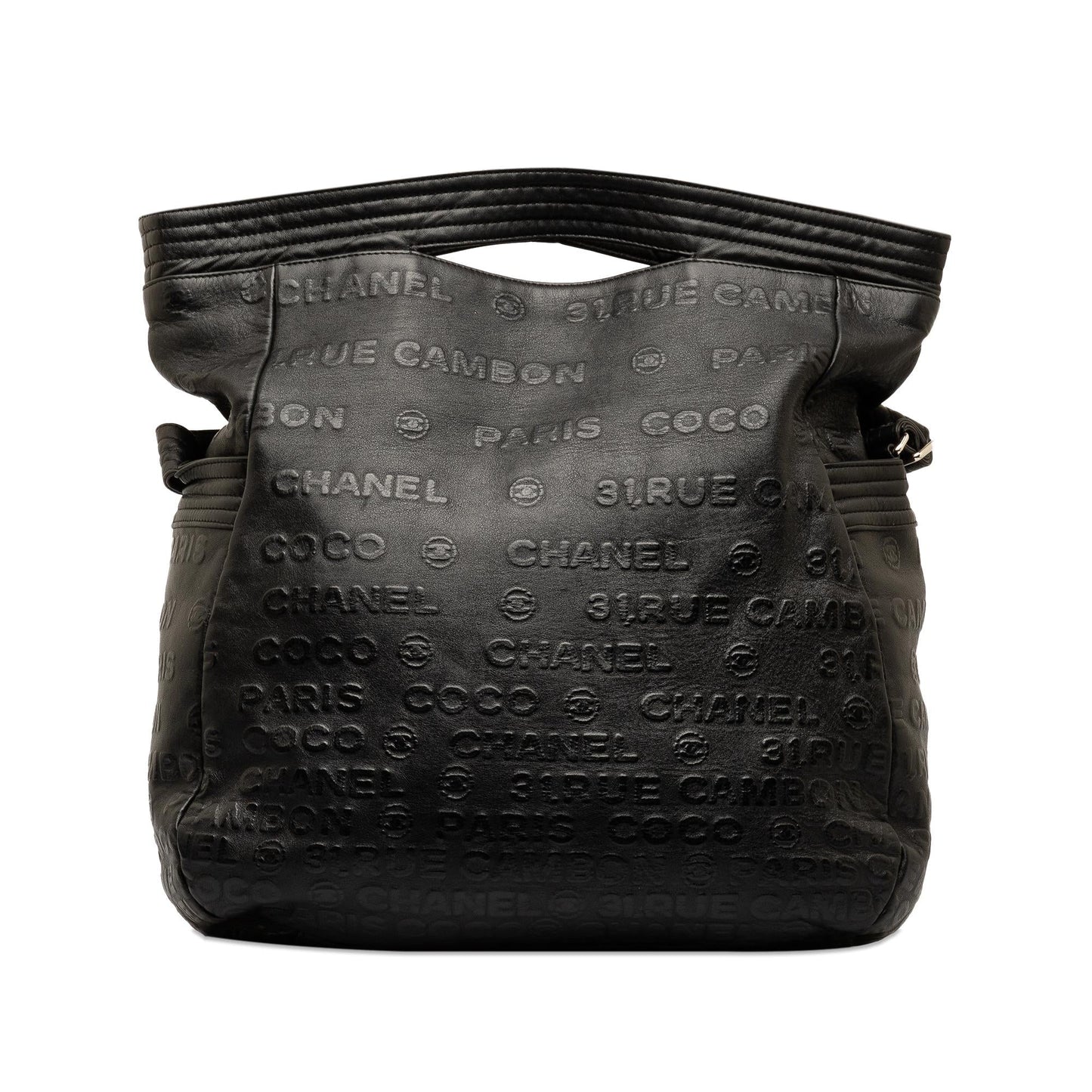 Chanel 31 Rue Cambon Embossed Satchel SHG-nBv17W Leather Satchel Bag