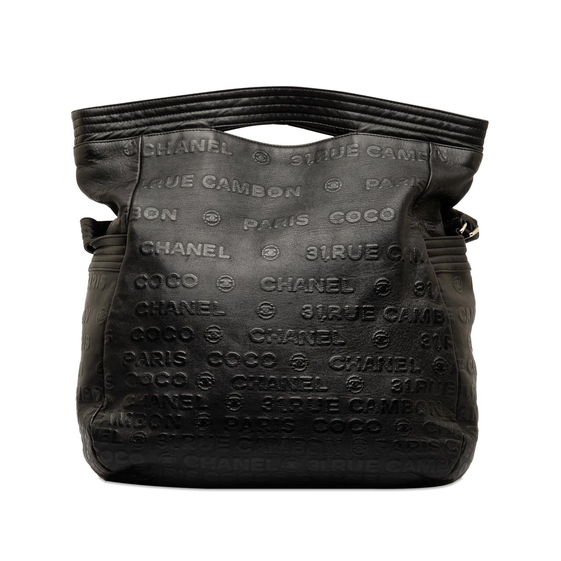 Chanel 31 Rue Cambon Embossed Satchel SHG-nBv17W Leather Satchel Bag