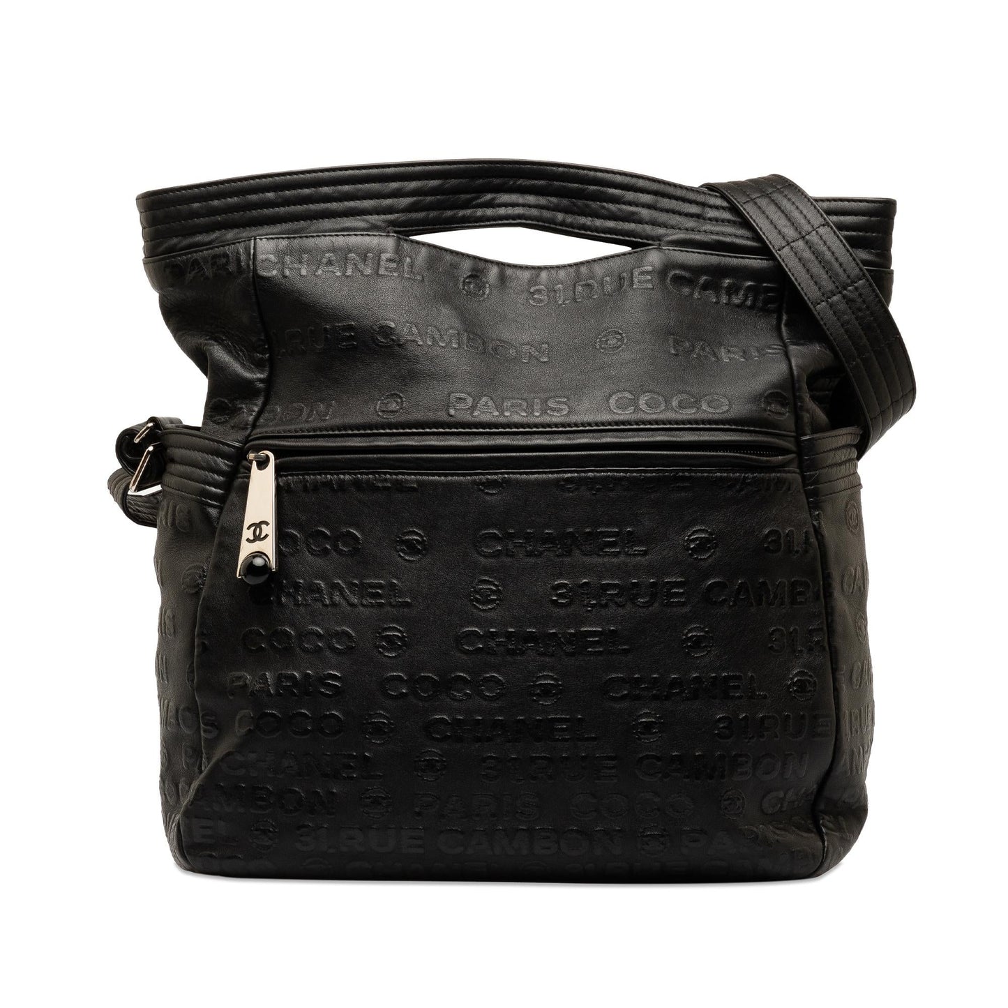 Chanel 31 Rue Cambon Embossed Satchel SHG-nBv17W Leather Satchel Bag