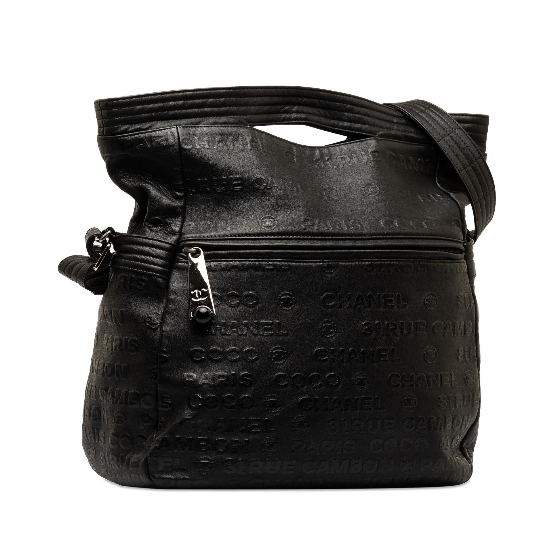 Chanel 31 Rue Cambon Embossed Satchel SHG-nBv17W Leather Satchel Bag