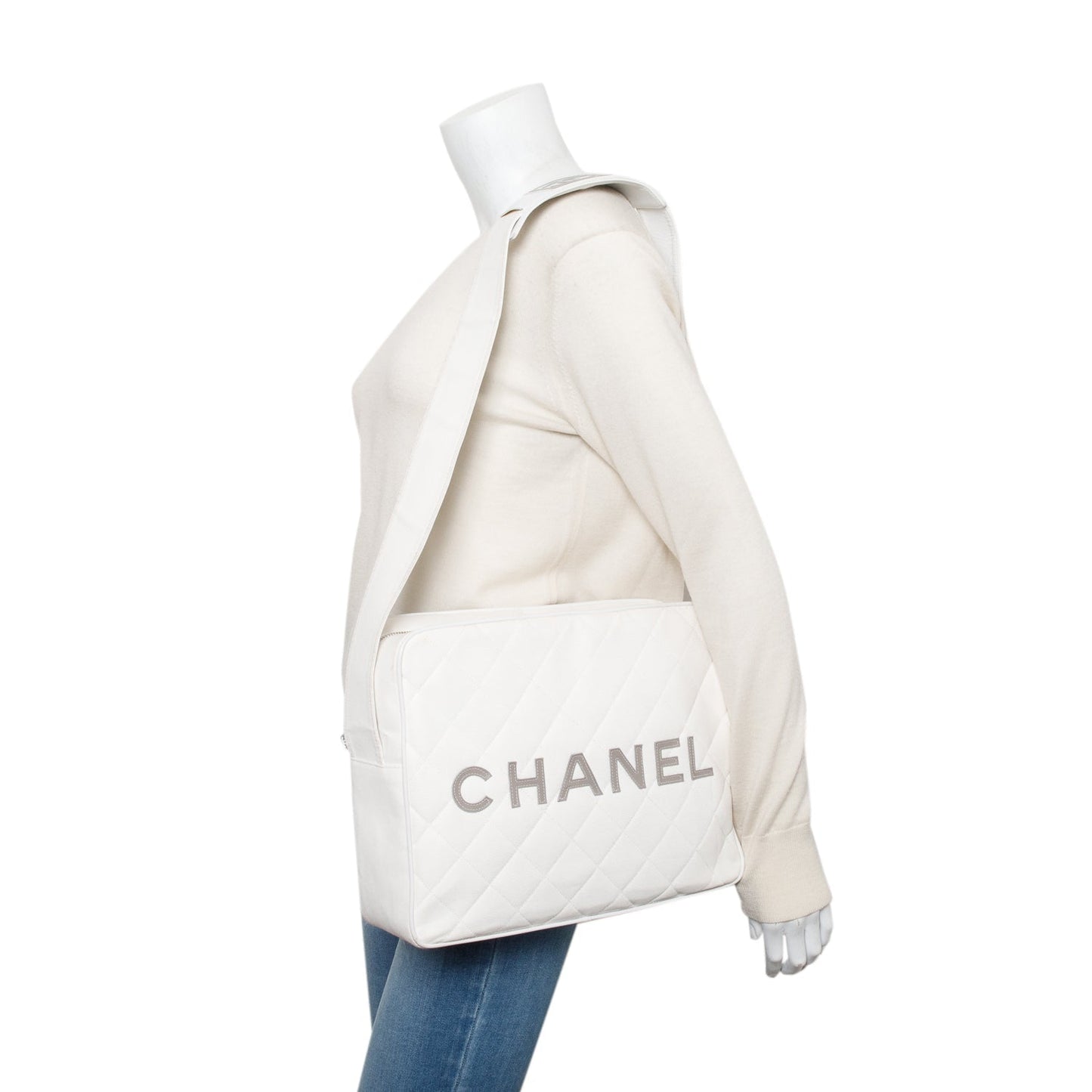Chanel Sport Messenger Canvas Travel Bag