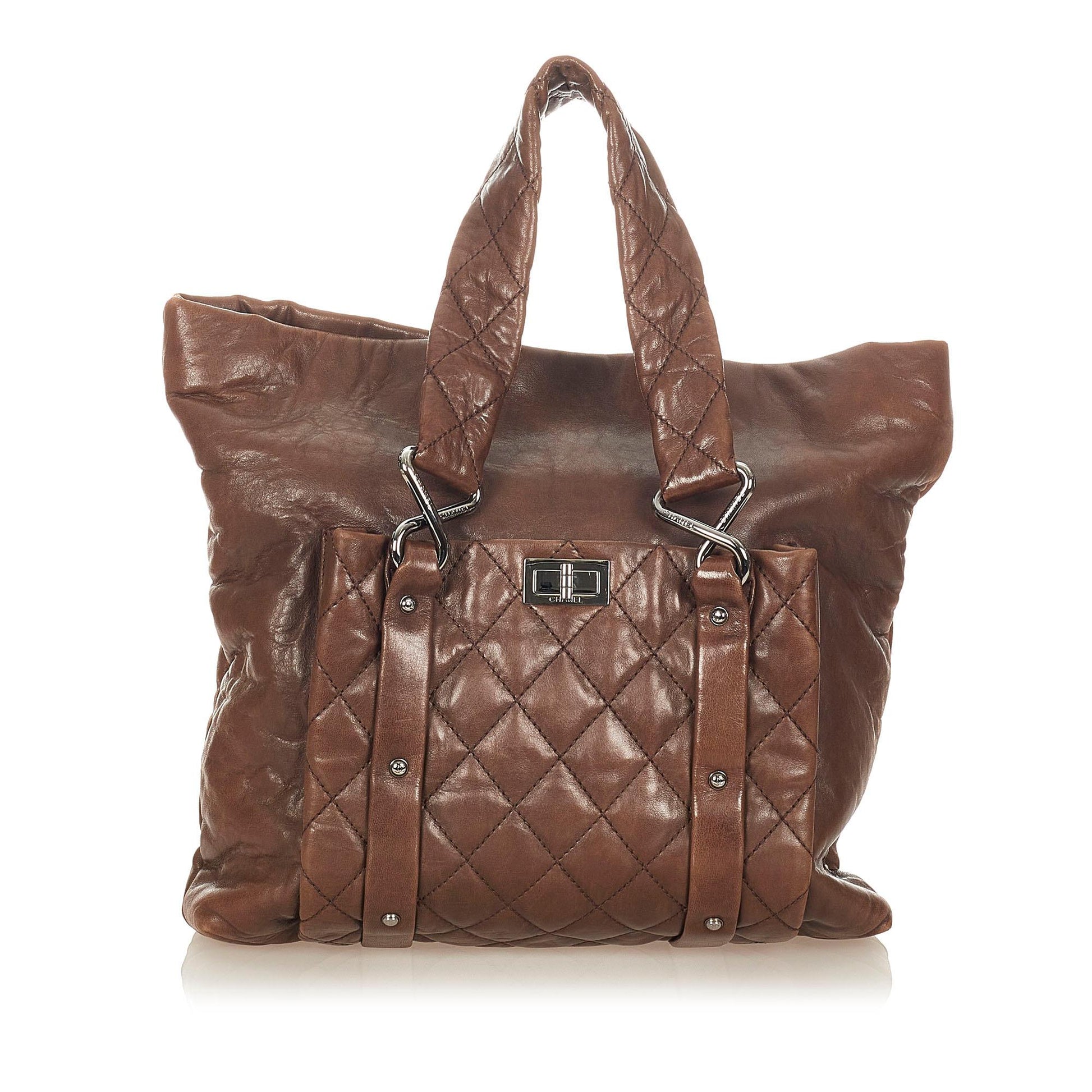 Chanel 8 Knots Lambskin SHG Leather Tote Bag