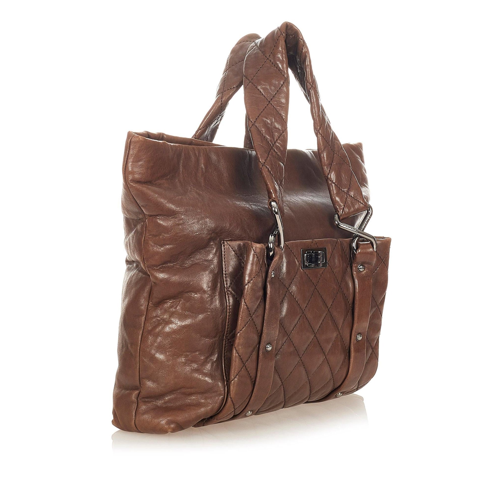 Chanel 8 Knots Lambskin SHG Leather Tote Bag