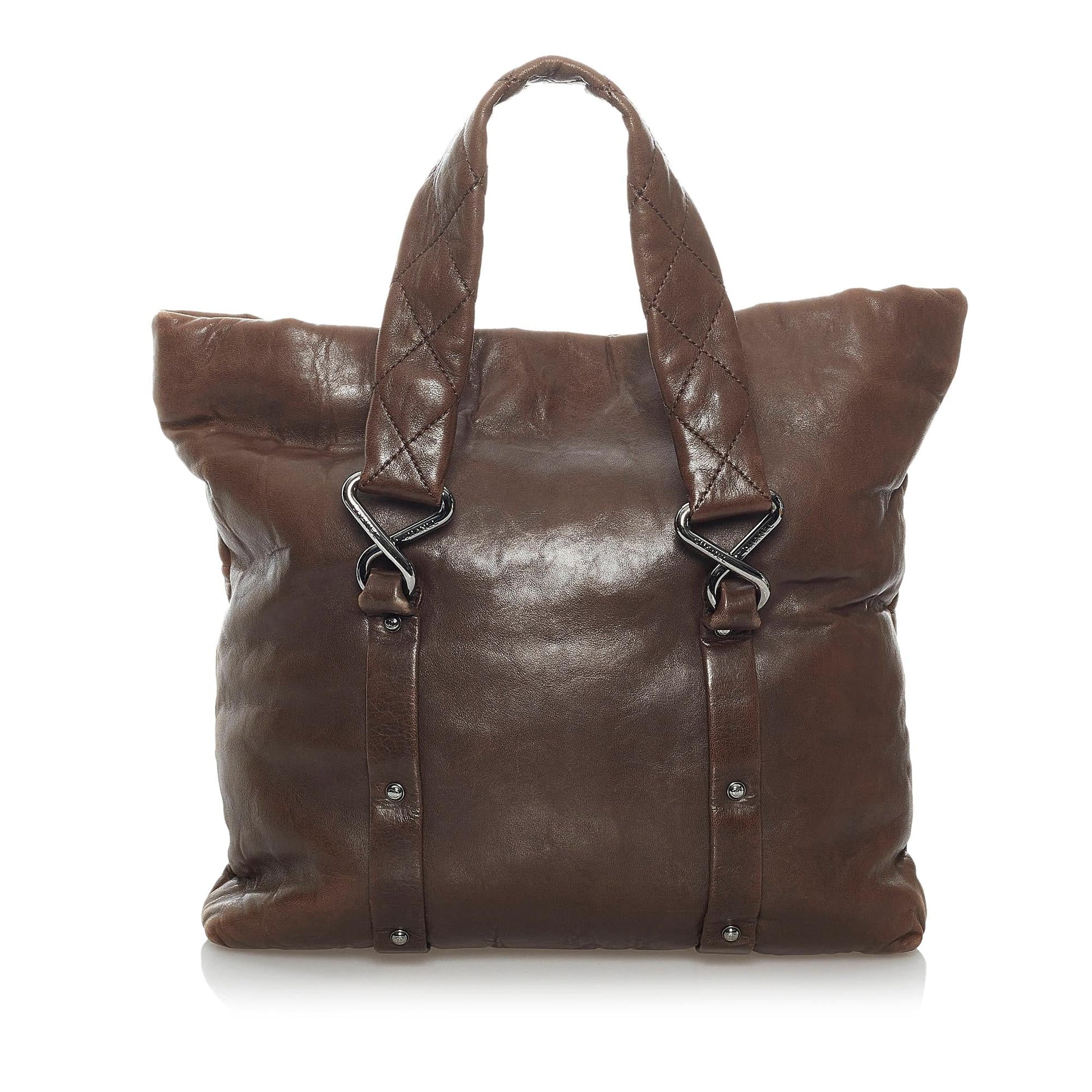 Chanel 8 Knots Lambskin SHG Leather Tote Bag Bag Shg