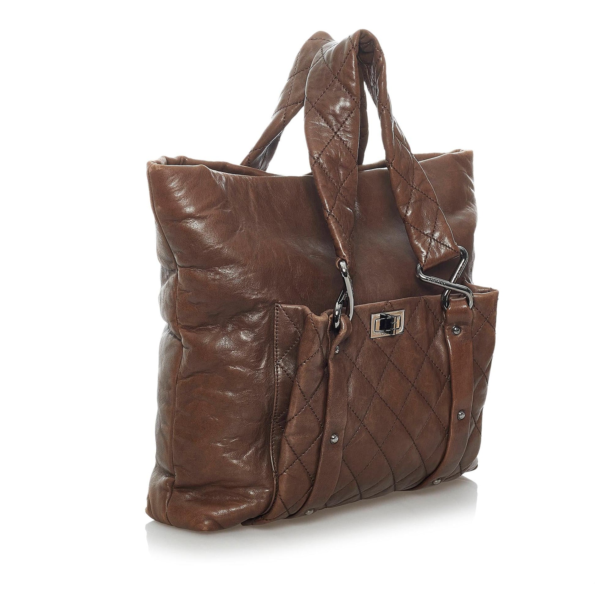 Chanel 8 Knots Lambskin SHG Leather Tote Bag Bag Shg