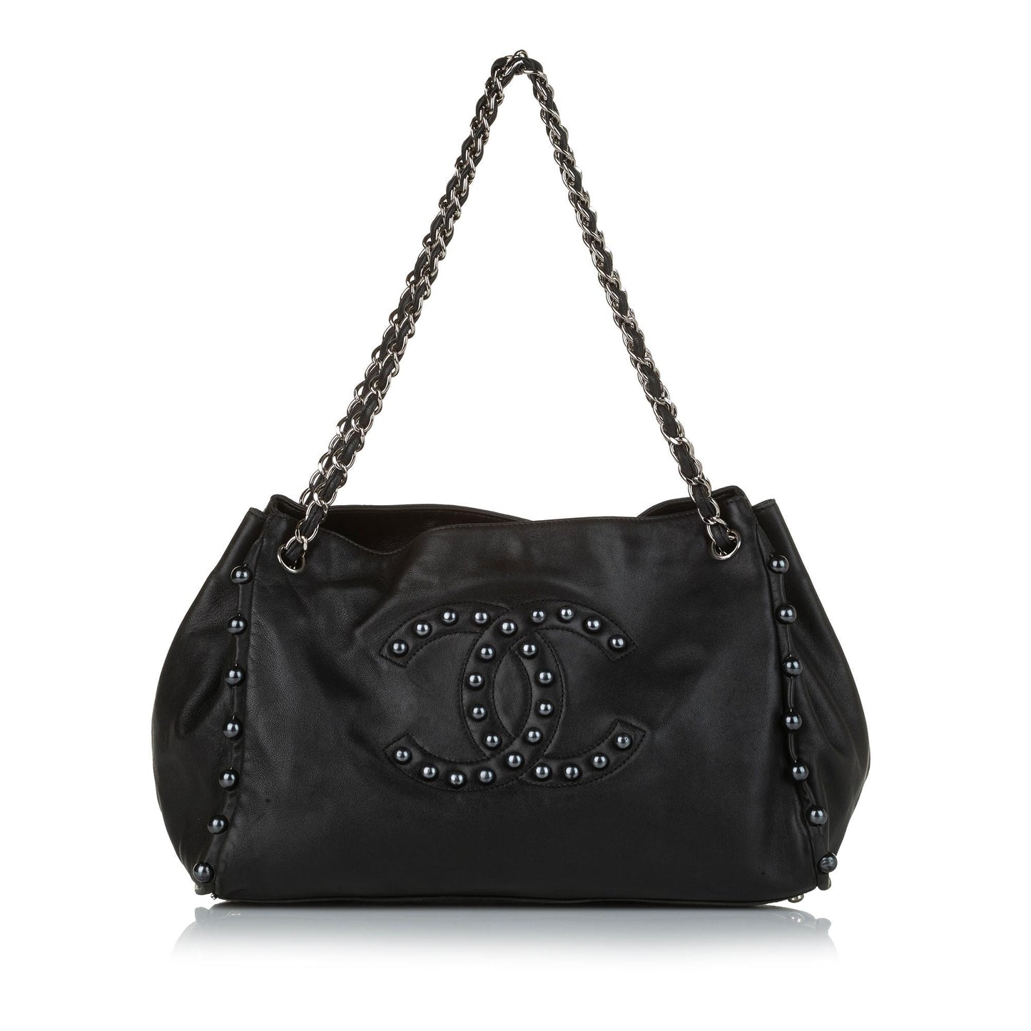 Chanel Accordion Pearl Obsession SHG Shoulder Bag