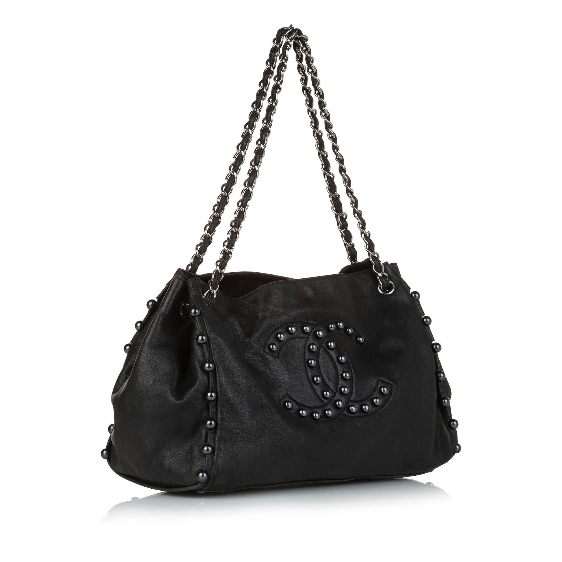 Chanel Accordion Pearl Obsession SHG Shoulder Bag