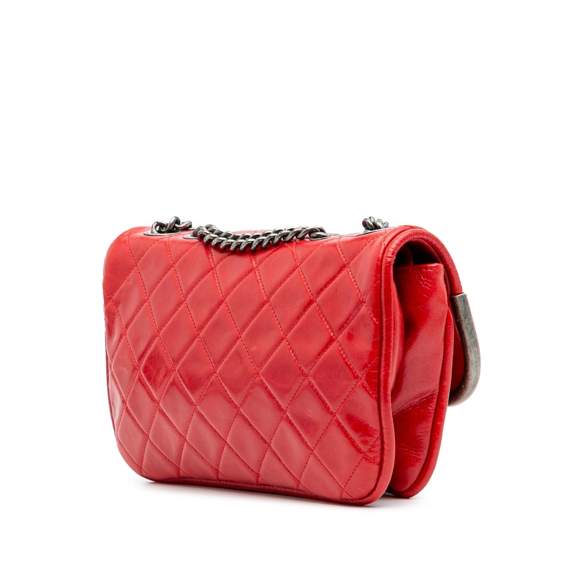 Chanel Aged Calfskin CC Frame Flap Handbag
