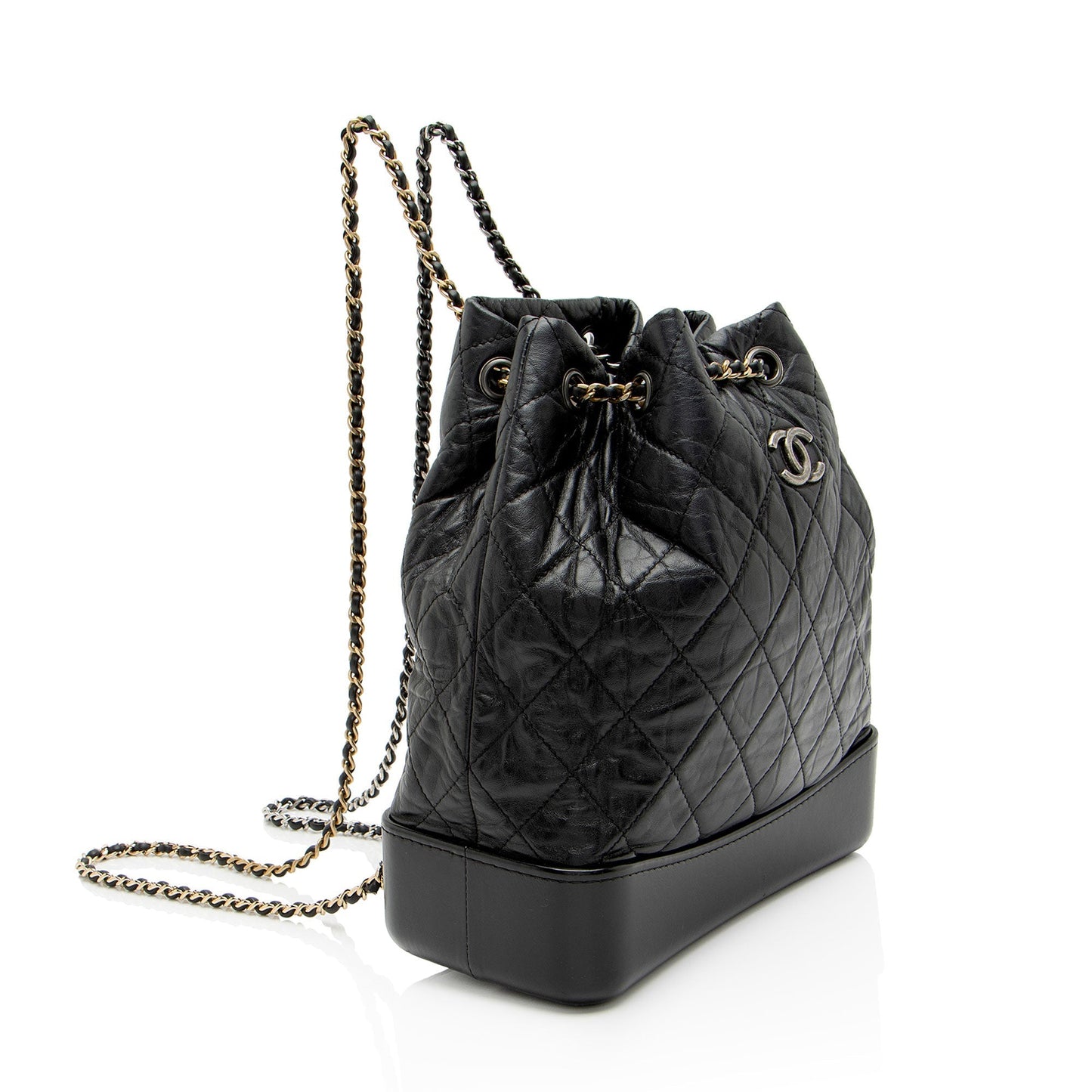 Chanel Aged Calfskin Gabrielle Backpack SHF-M5X3Nt