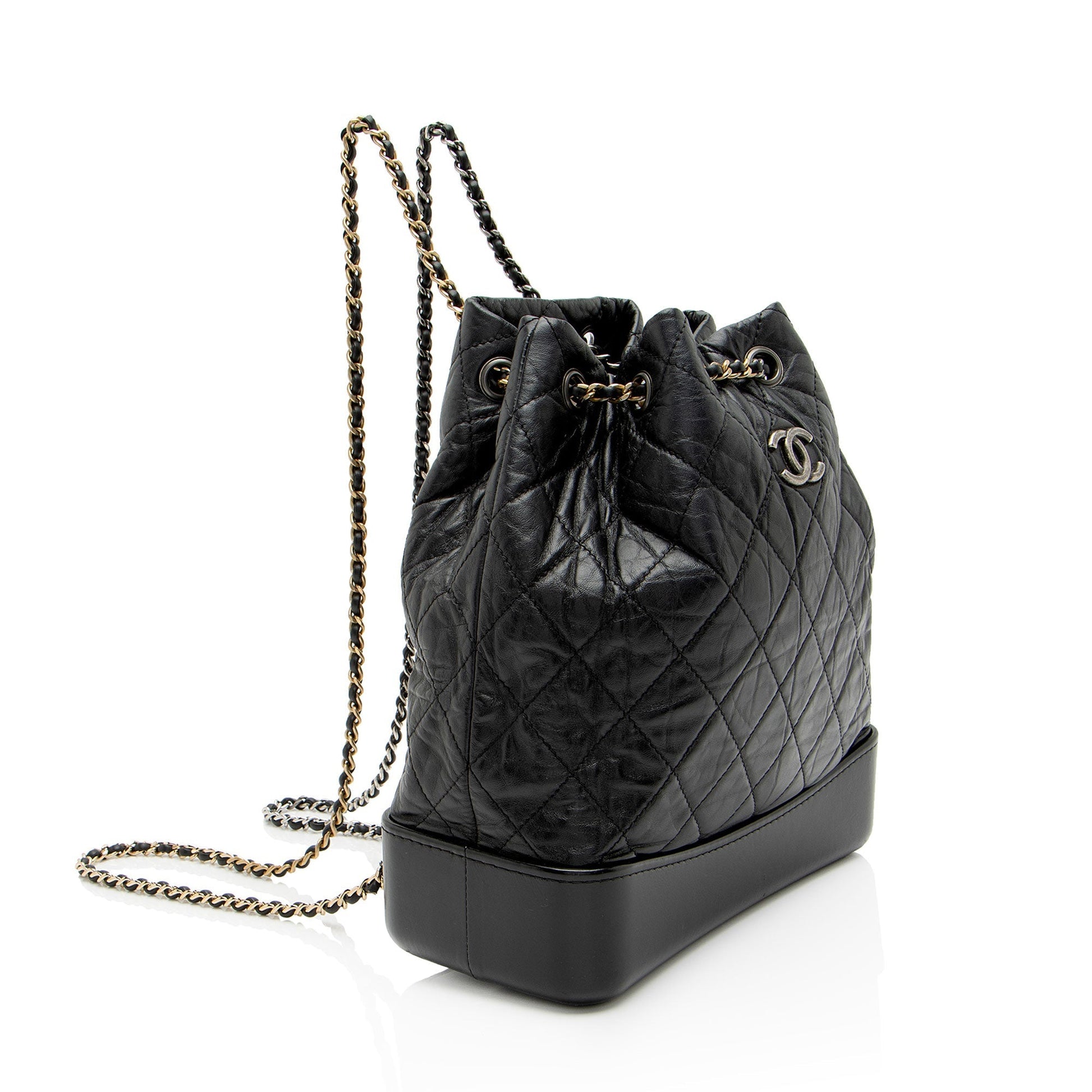 Chanel Aged Calfskin Gabrielle Backpack SHF-M5X3Nt
