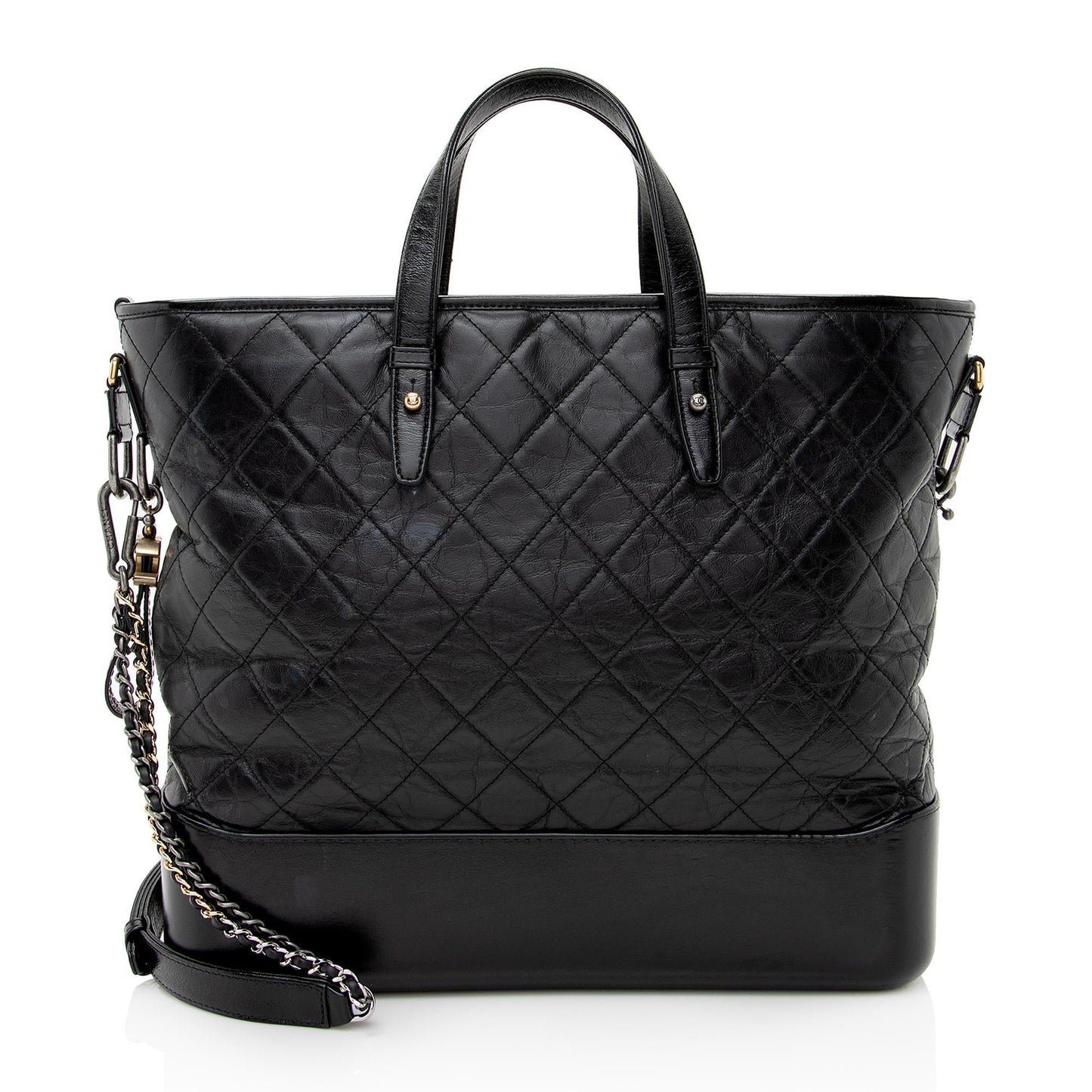 Chanel Aged Calfskin Gabrielle Shopping Tote Bag