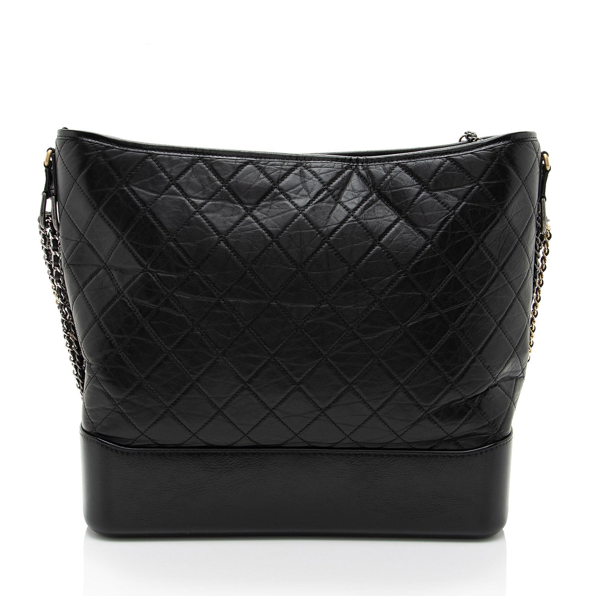 Chanel Aged Calfskin Gabrielle Maxi Hobo Shoulder Bag