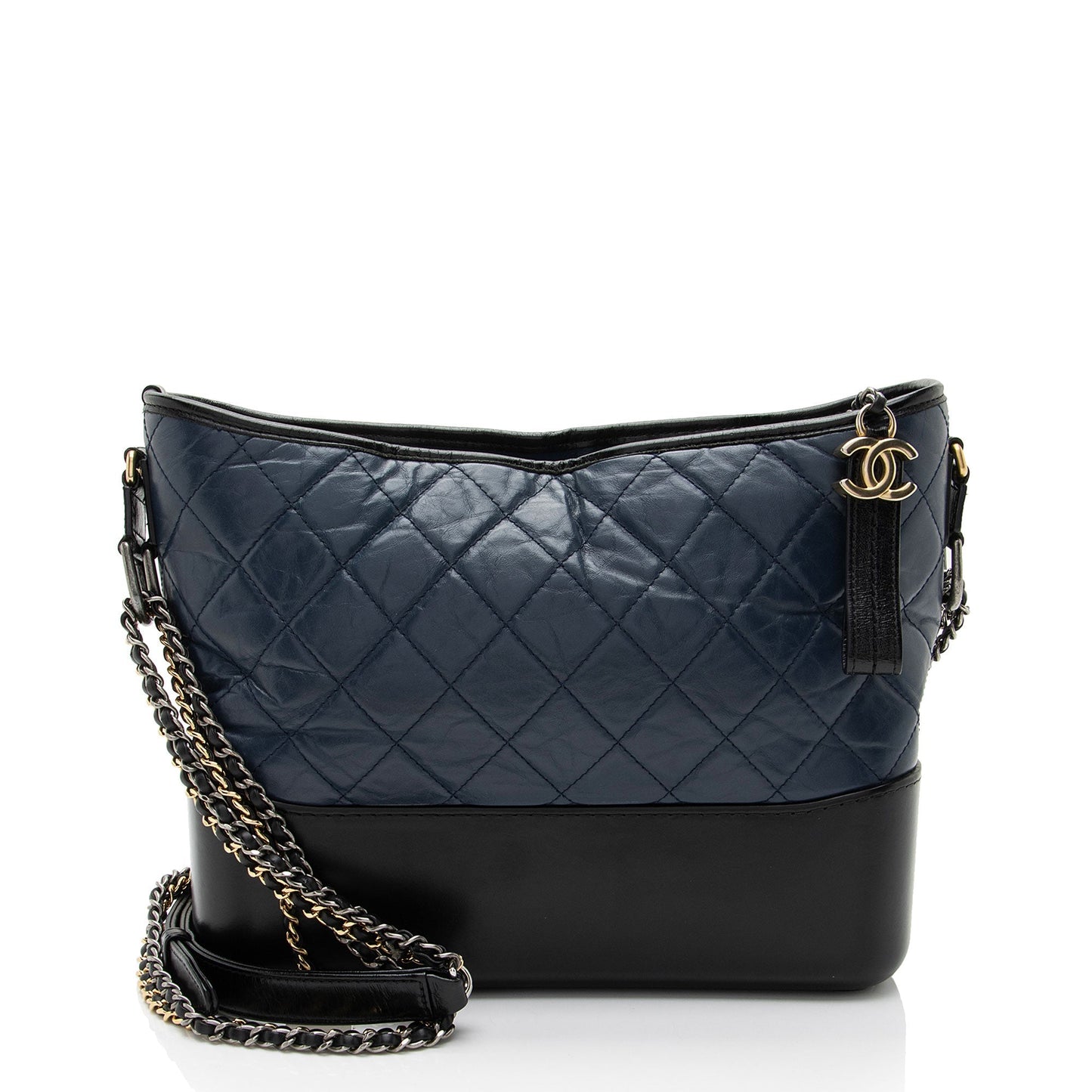 Chanel Aged Calfskin Gabrielle Hobo Shoulder Bag