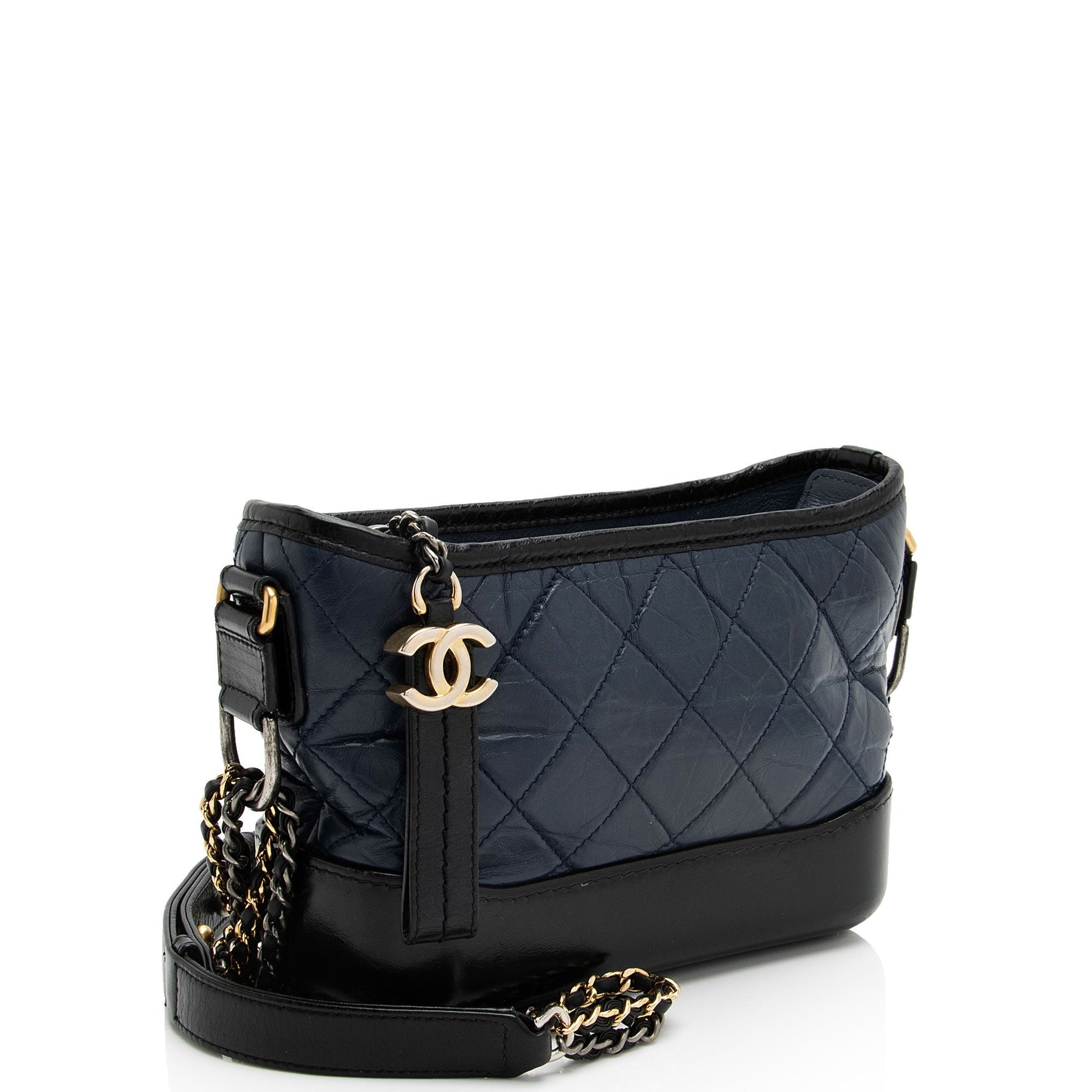 Chanel Aged Calfskin Gabrielle Hobo SHF-HRtG2w Small Shoulder Bag
