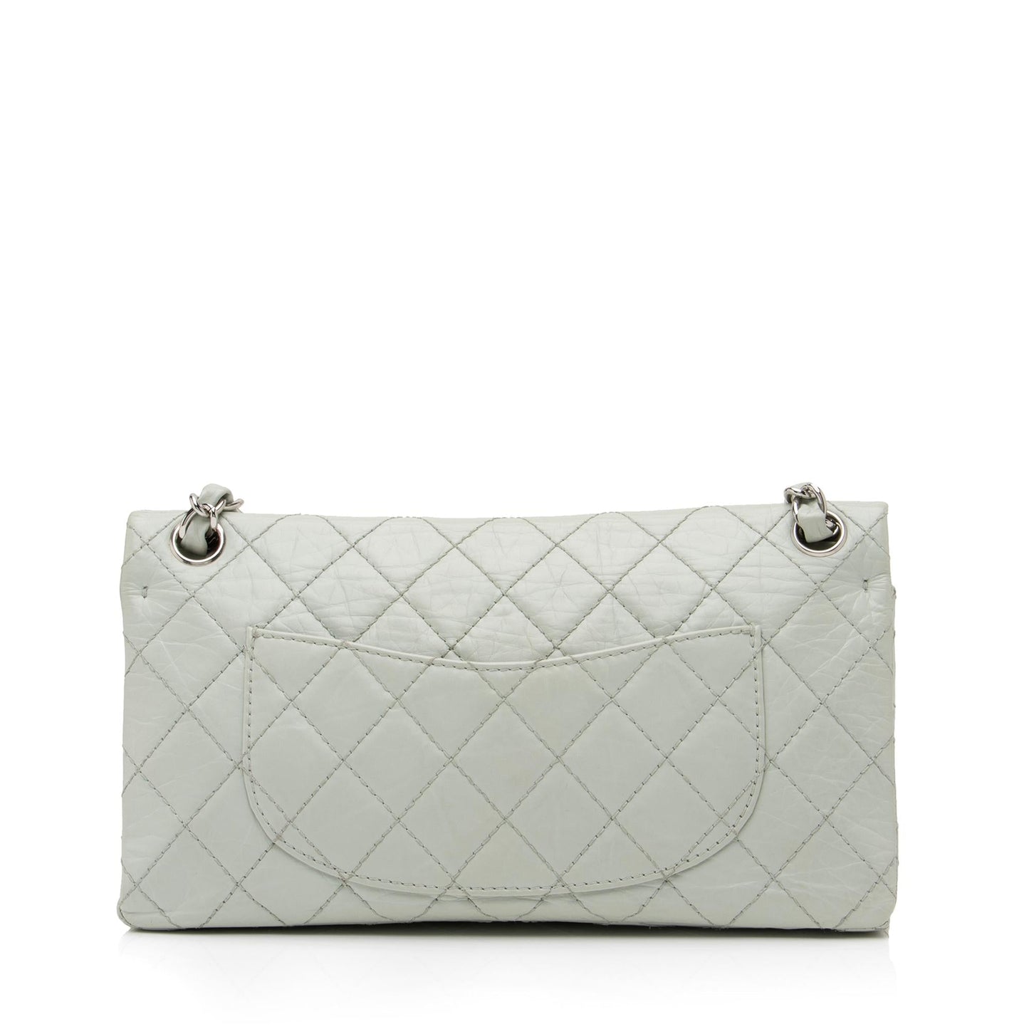 Chanel Aged Calfskin Long Double Flap SHF Shoulder Bag