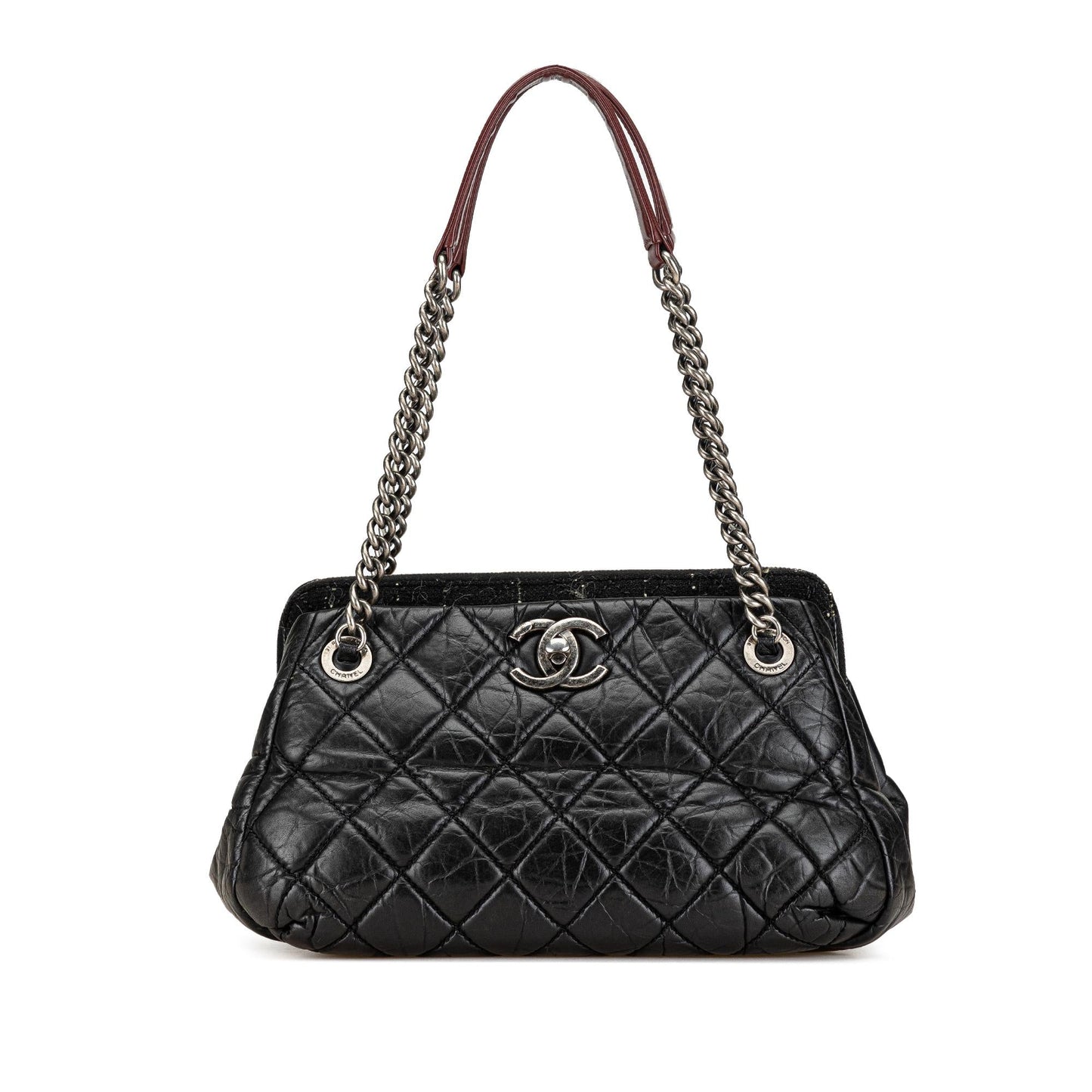 Chanel Aged Calfskin Portobello Bowler Handbag