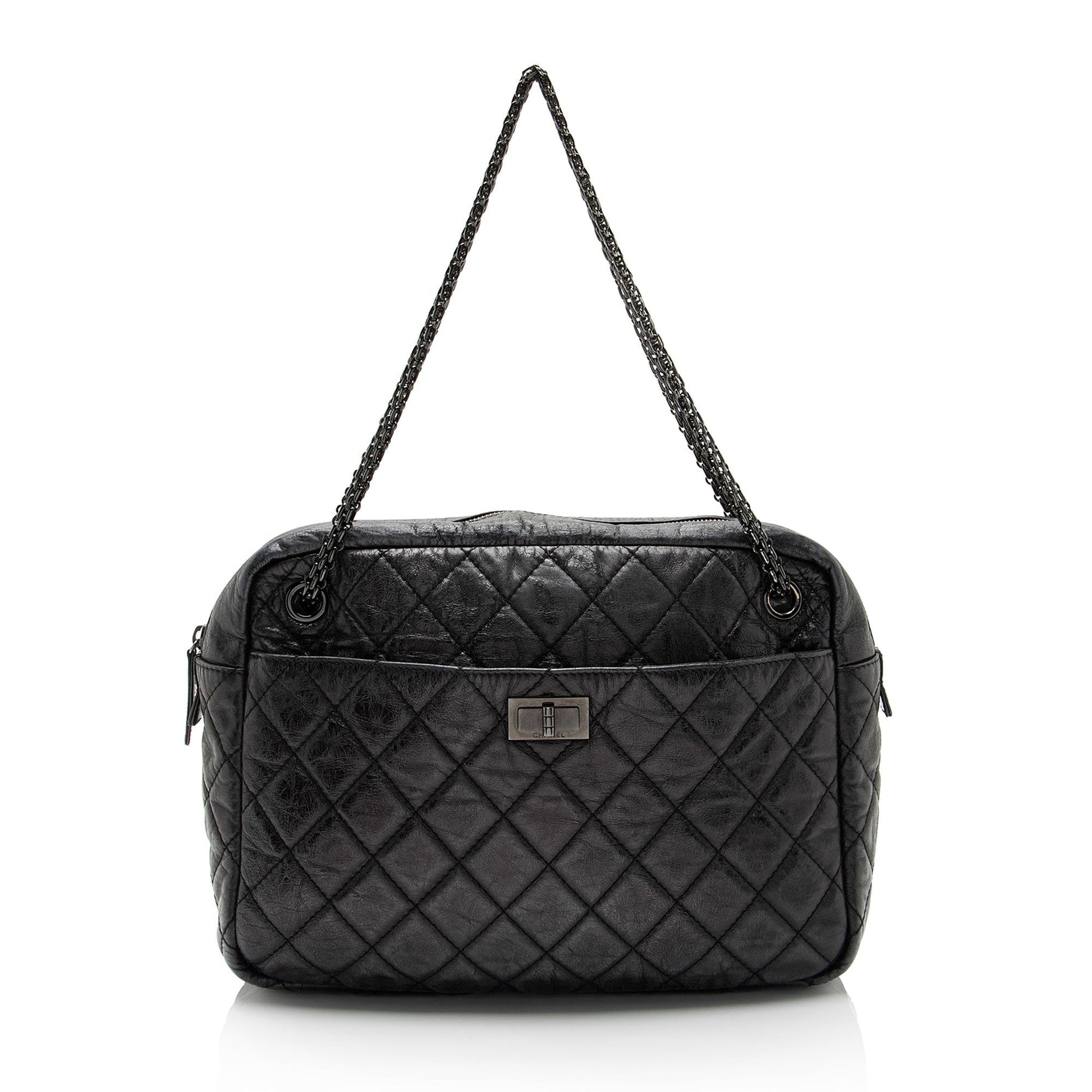 Chanel Aged Calfskin Reissue Camera SHF-BOCpxd Shoulder Bag