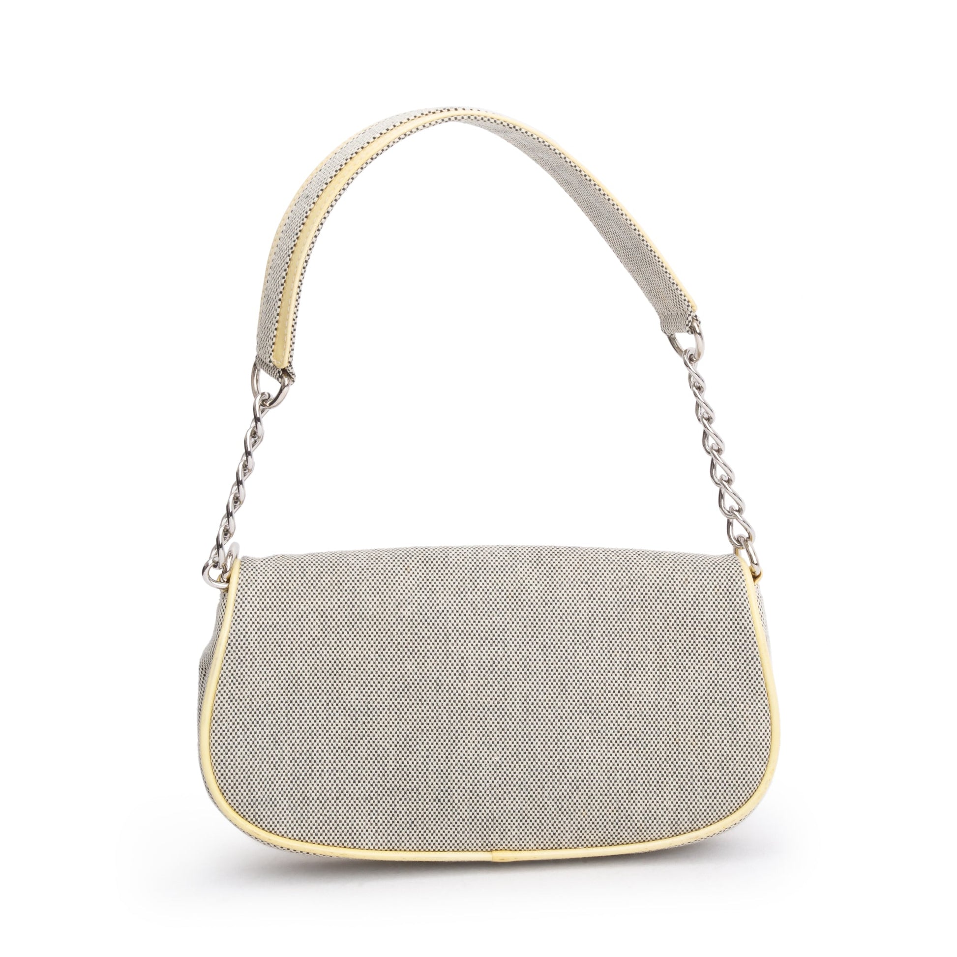 Chanel Camellia No.5 Flap Canvas Beige Travel Bag