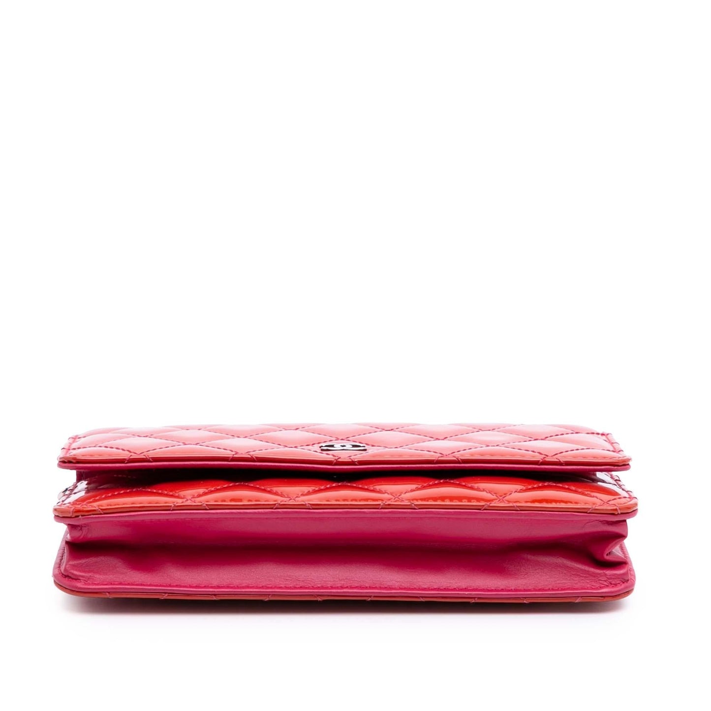 Chanel Bicolor Classic Patent On Wallet Case
