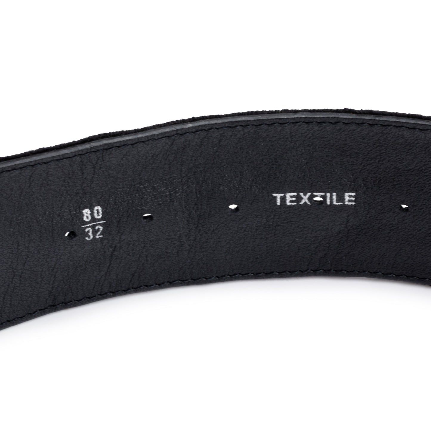 Chanel Sequin CC Wide Belt 80 Canvas Black