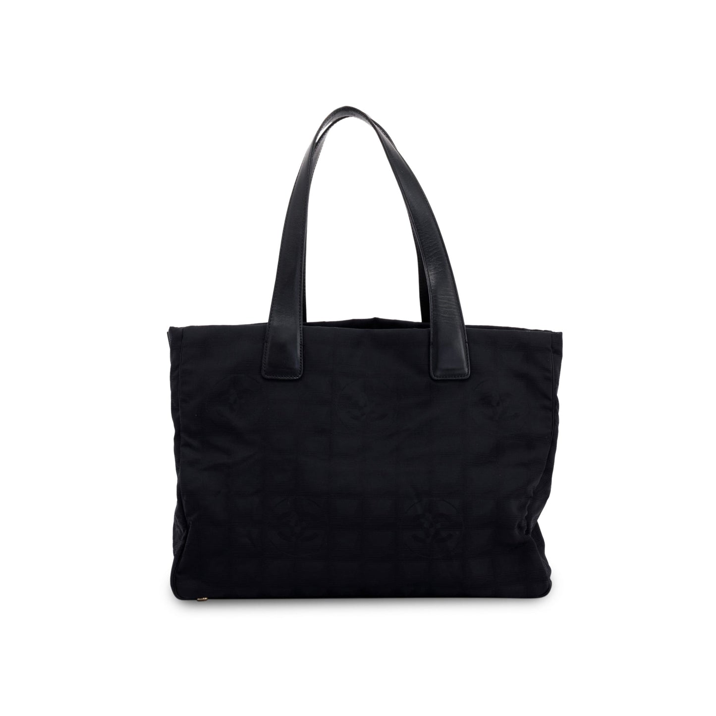 Chanel Ligne Canvas Black Travel Bag