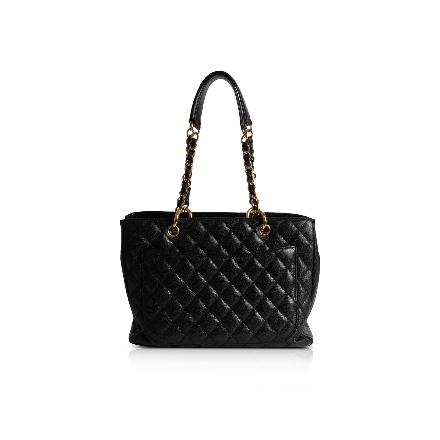 Chanel Caviar Grand Shopping GST Leather Black Travel Bag