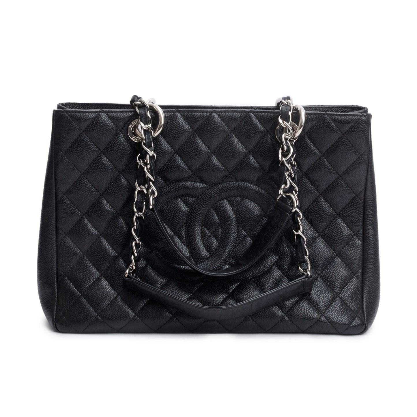 Chanel Caviar Grand Shopping GST Leather Black Travel Bag 18