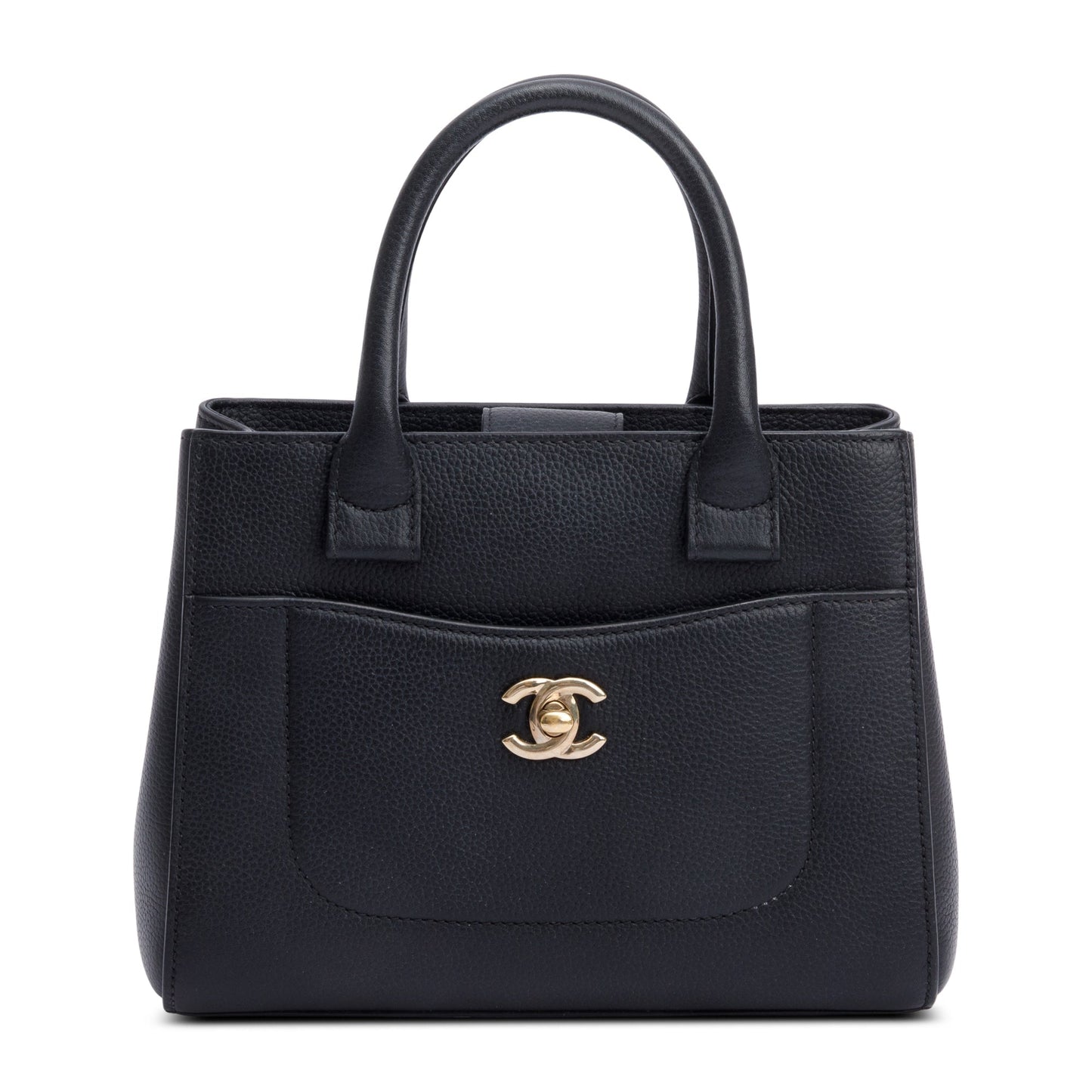 Chanel Caviar Neo Executive Leather Black Travel Bag
