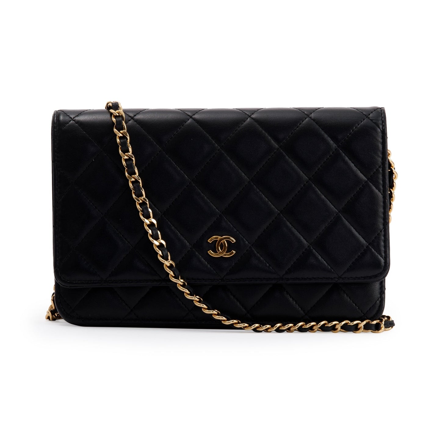 Chanel Classic on Lambskin Black Wallet Case 5